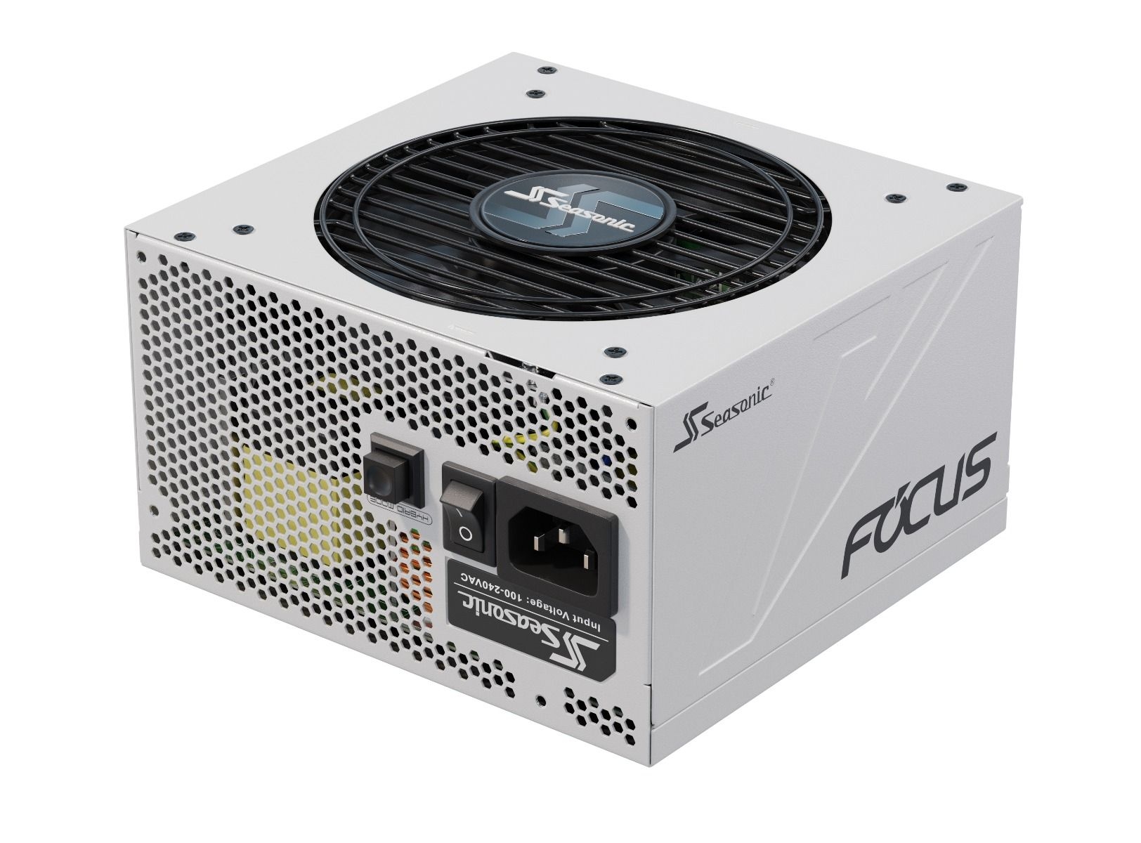 V28-PSUSEAFOCUSWHITE750GXA3-131813-00 Seasonic FOCUS GX-750 White 750W ATX 3.0 Gold Modular PSU - Image 1