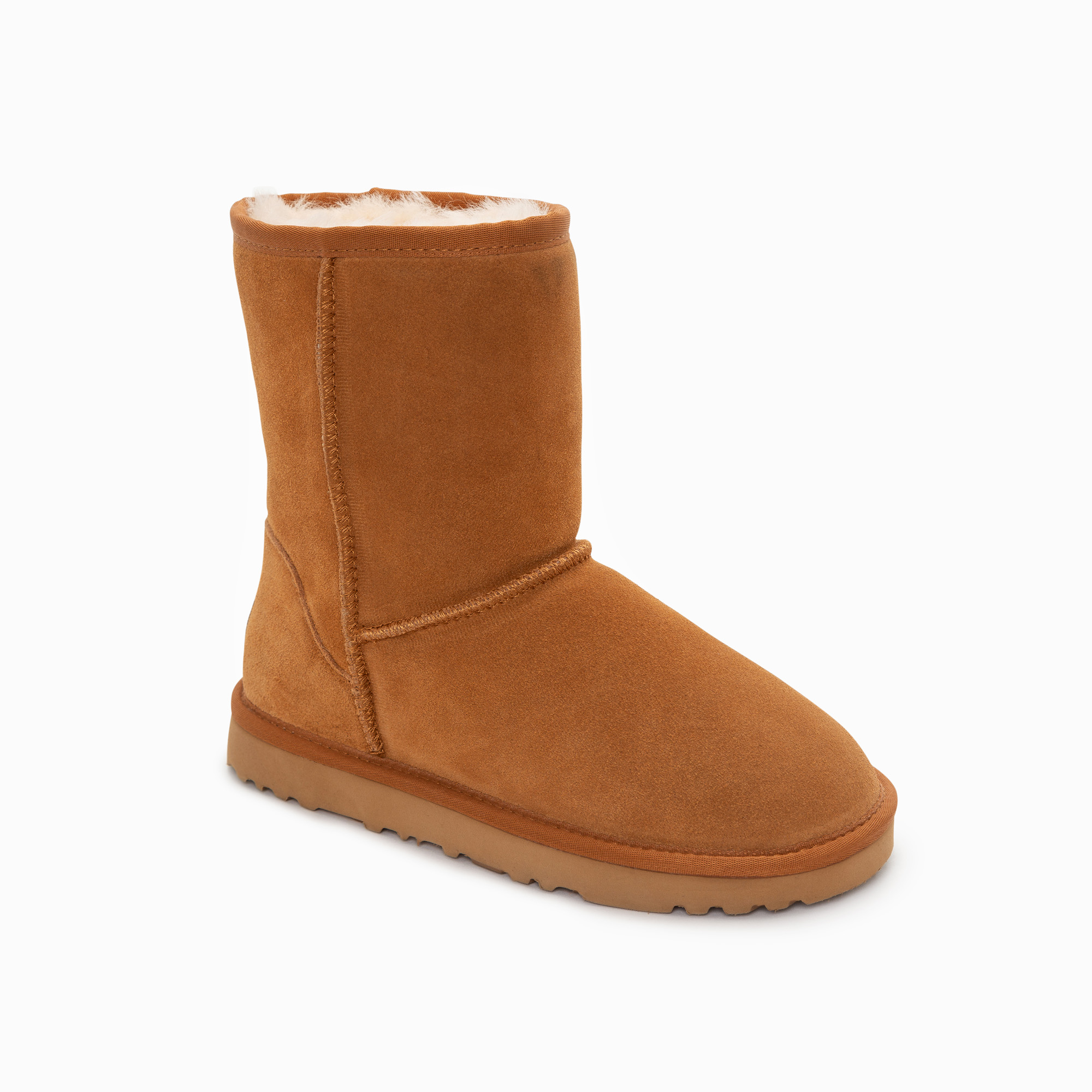 V317-OB661-CHESTNUT-40-70310-01 Ugg Boots Genuine Australian Sheepskin Unisex Short Classic Suede (Chestnut, EU40) - Image 1