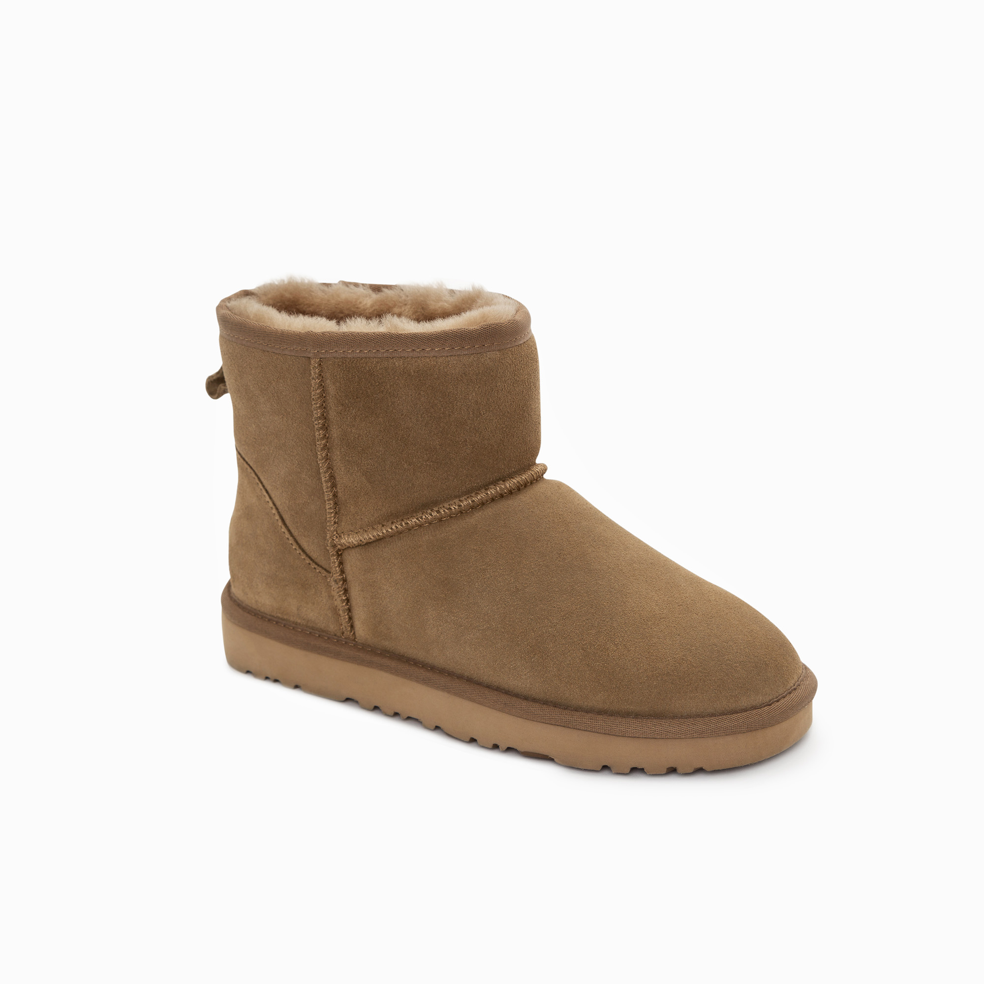 V317-OB664-OLIVE-42-94901-00 Ugg Boots Genuine Australian Sheepskin Unisex Mini Classic Suede (Olive, EU42) - Image 1