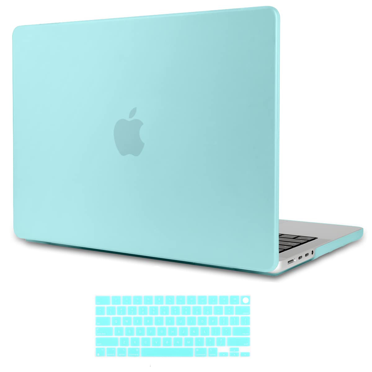 V324-A2485-M-TB-82535-00 Suitable for MacBook Pro 16 inch Case 2023 2022 2021 M2 A2780 A2485 M1 Pro/Max Hard Shell Case Keyboard Cover Turquoise - Image 1
