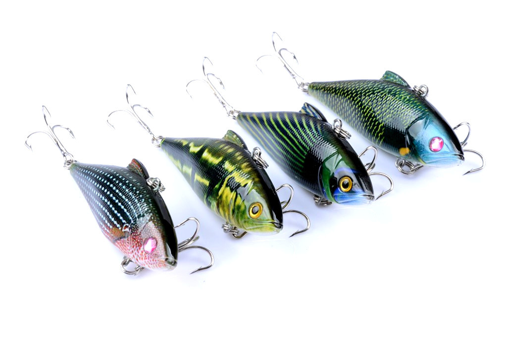 V324-LB13-fishing-lure-LB13-2-00 4x 8.5cm Vib Bait Fishing Lure Lures Hook Tackle Saltwater - Image 1
