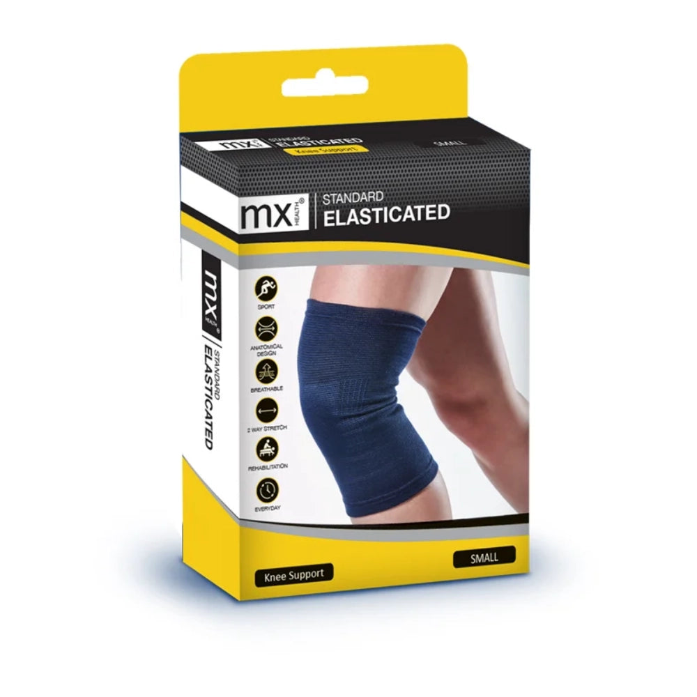 V346-MX71111-202505221446-00 MX Health Standard Elasticated Knee Support - Small - Image 1