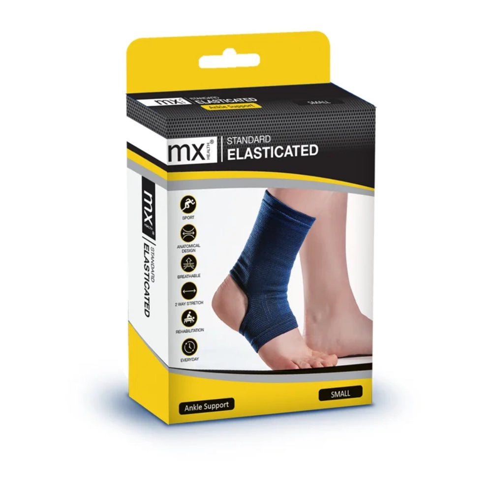 V346-MX71221-202505221435-00 MX Health Standard Elasticated Ankle Support - Medium - Image 1