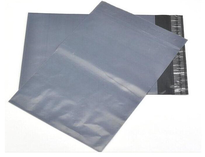 V382-400X300SATCHEL50-144448-00 50 Pack - 400x300 mm GREY PLASTIC MAILING SATCHEL COURIER BAG POLY POSTAGE SHIPPING POST SELF SEAL - Image 1