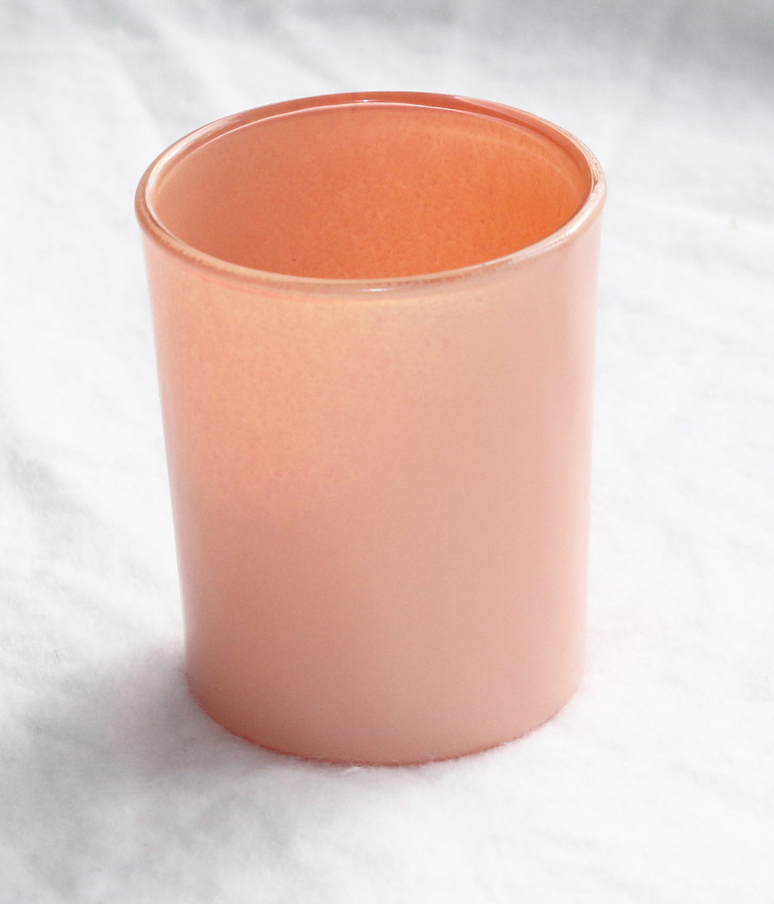 V382-CHAMPX10-202503121010-00 10 Pack Champagne Pale Pink Glass Votive Tealight Candle Holders House Party Centerpiece Xmas Wedding Decor Glass Candlestick Party Decorations Bridal Valentines Event - Image 1