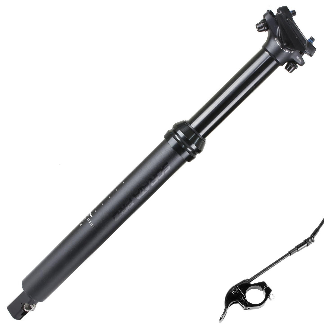 V382-INT100MM316DROPPER-67515-00 Satori Mountain Bike Pro Dropper Adjustable Seatpost Internal Cable 31.6 Diameter 100mm Travel - Image 1