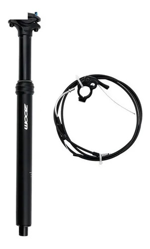 V382-ZOOMINT316100MM-71808-00 ZOOM Mountain Bike Adjustable Height via Thumb Remote Lever - Pro Dropper Adjustable Seatpost Internal Cable 31.6 Diameter 100mm Travel - Image 1