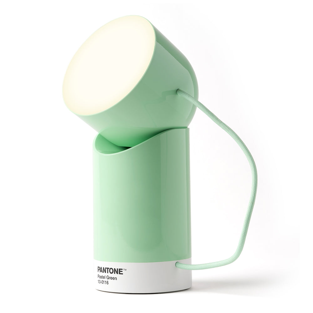 V398-LD-LH88PT-M-202506051210-00 Lexon Orbe Portable Led Lamp With Moving Head PANTONE - Green - Image 1