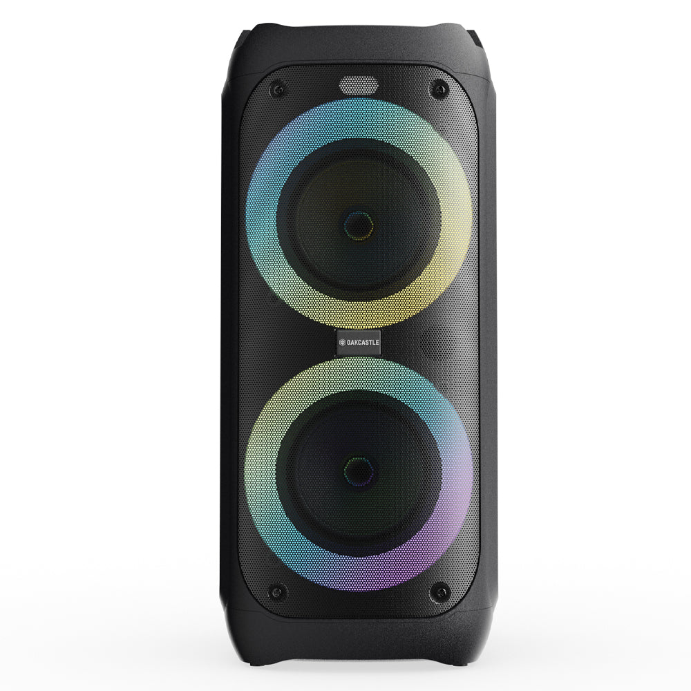 V398-MY-1000002980-202502220110-00 Majority PS200 - Party Speaker 80w Bluetooth Karaoke-DJ-Party-PA System - Black - Image 1