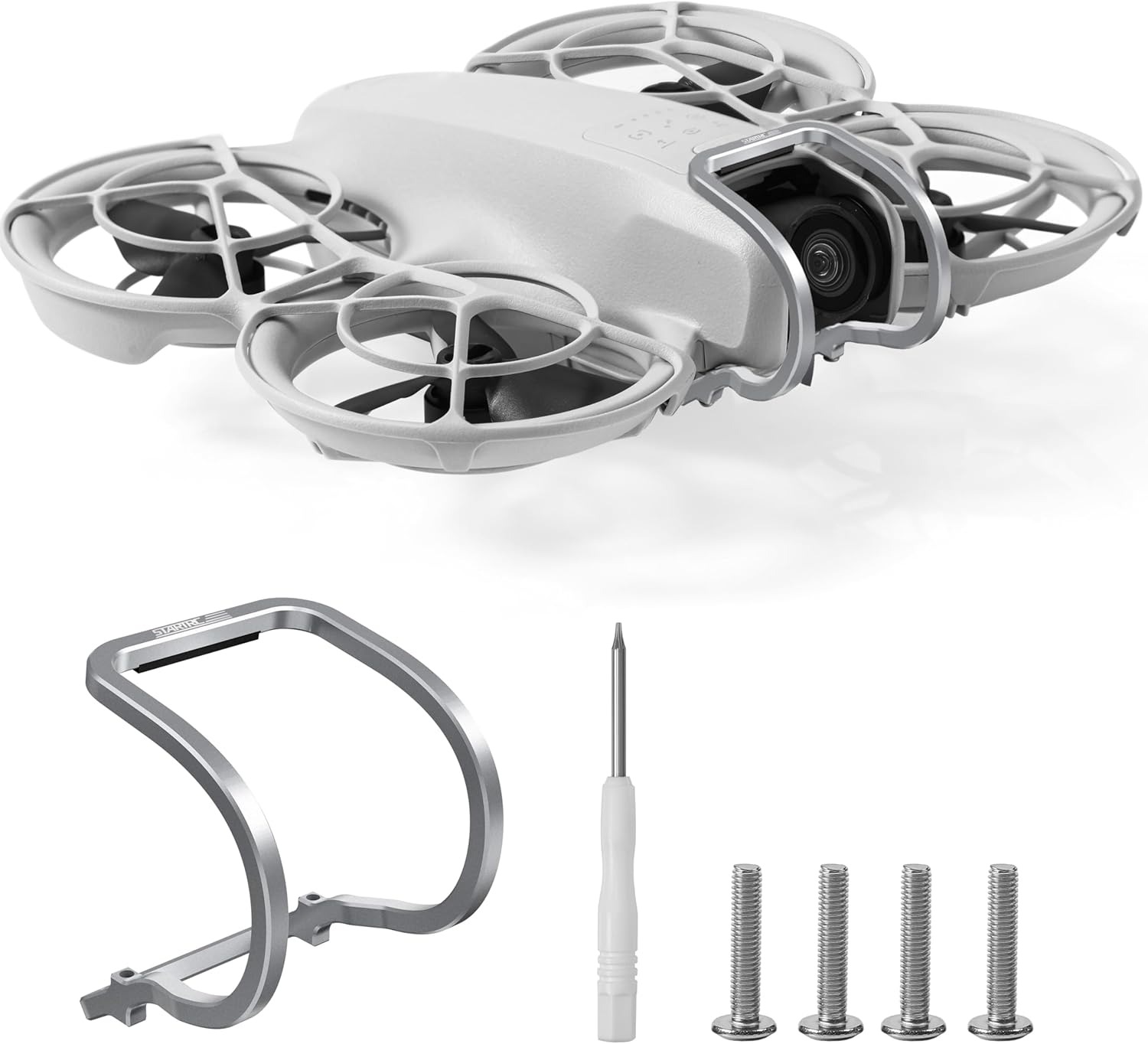 V413-ST-1149876-202503141126-00 STARTRC Gimbal Bumper Guard for DJI Neo Accessories, Aluminum Alloy Anti-Collision Protection Guard Bar for DJI Neo Drone Camera - Image 1