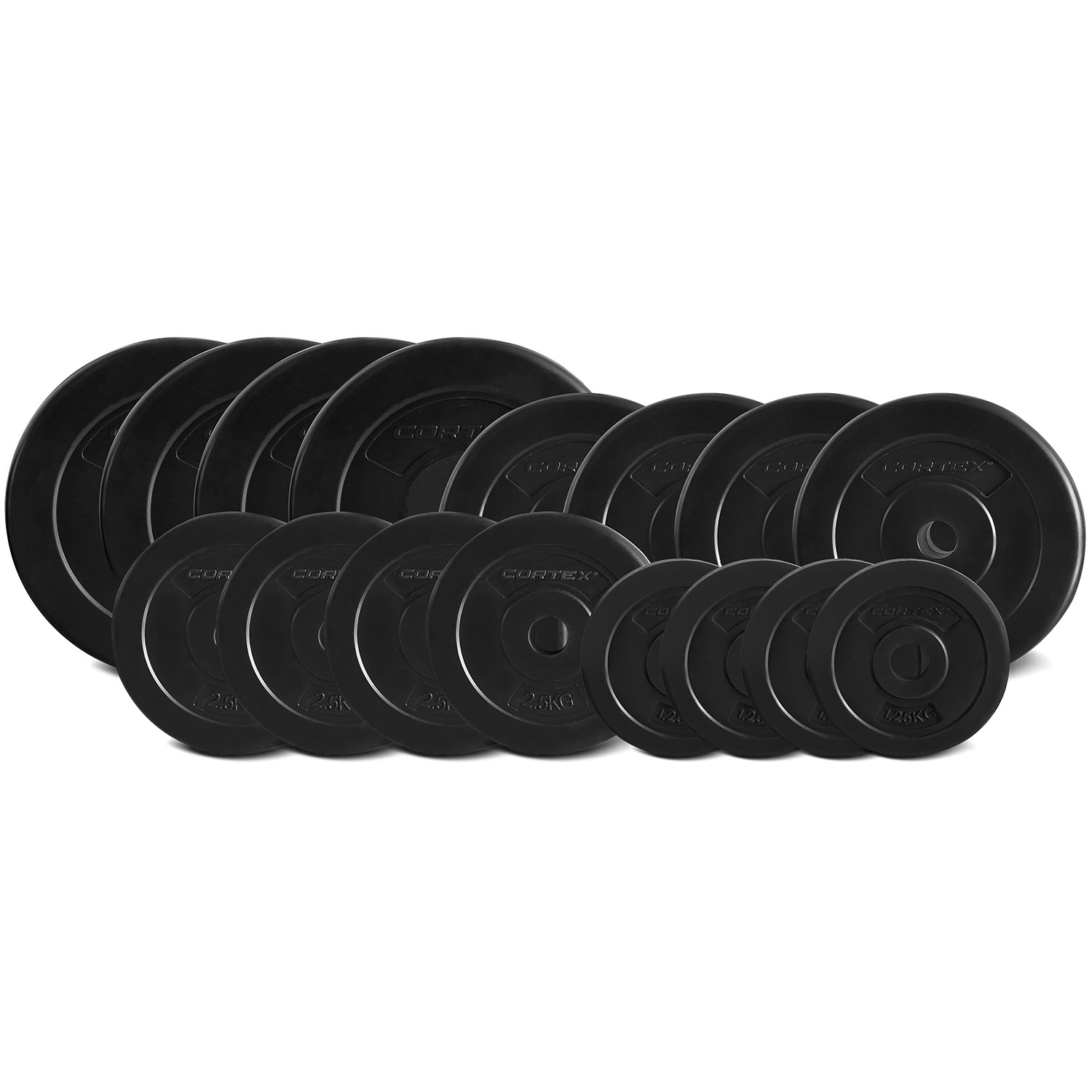 V420-CSST-WPSECSET-G-88819-00 CORTEX 75kg EnduraShell Weight Plate Set - Image 1