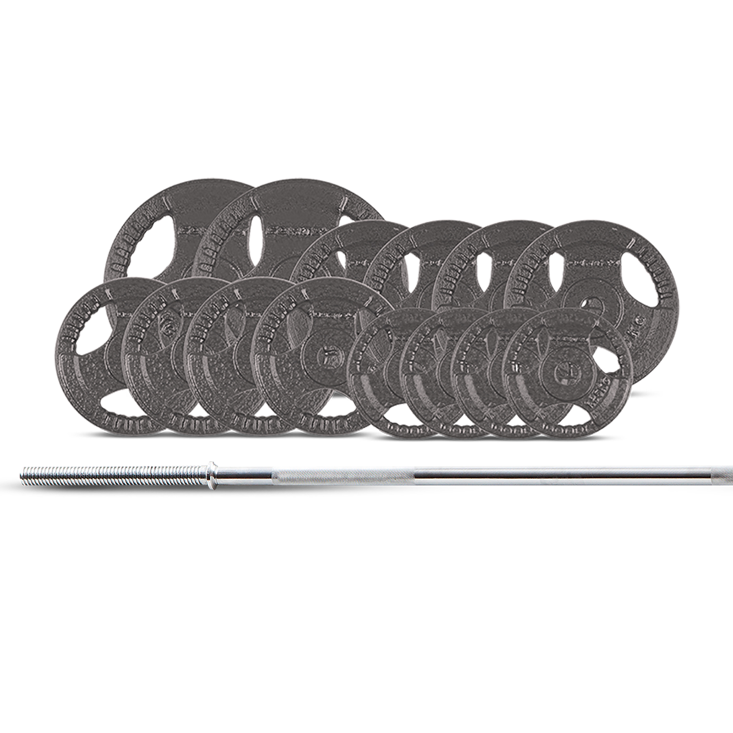 V420-CSST-WPSTGSET-F-88828-00 CORTEX 65kg Tri-Grip Standard Barbell Weight Set 25mm - Image 1