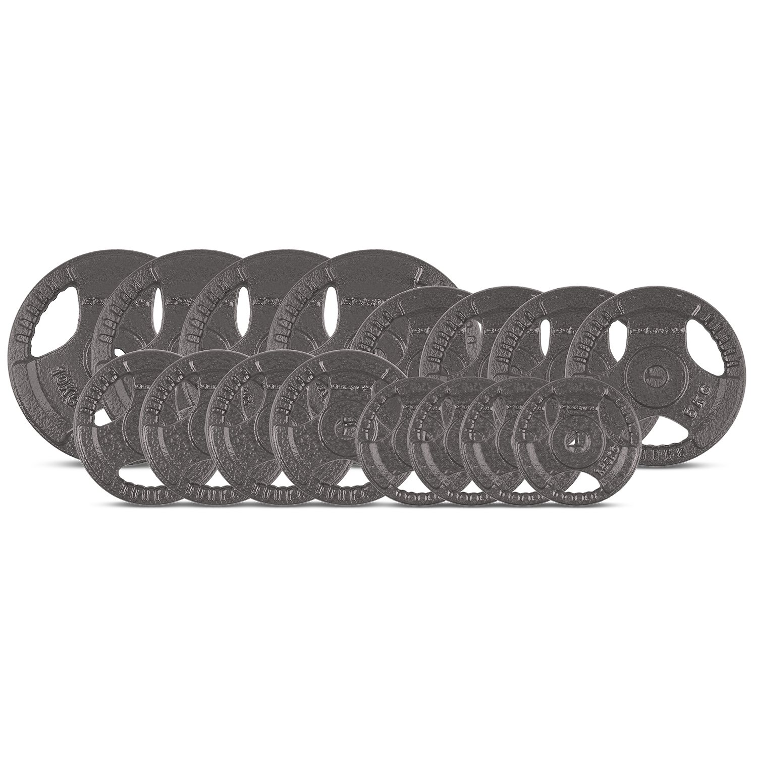 V420-CSST-WPSTGSET-G-88829-00 CORTEX 75kg Tri-Grip 25mm Standard Weight Plate Set - Image 1