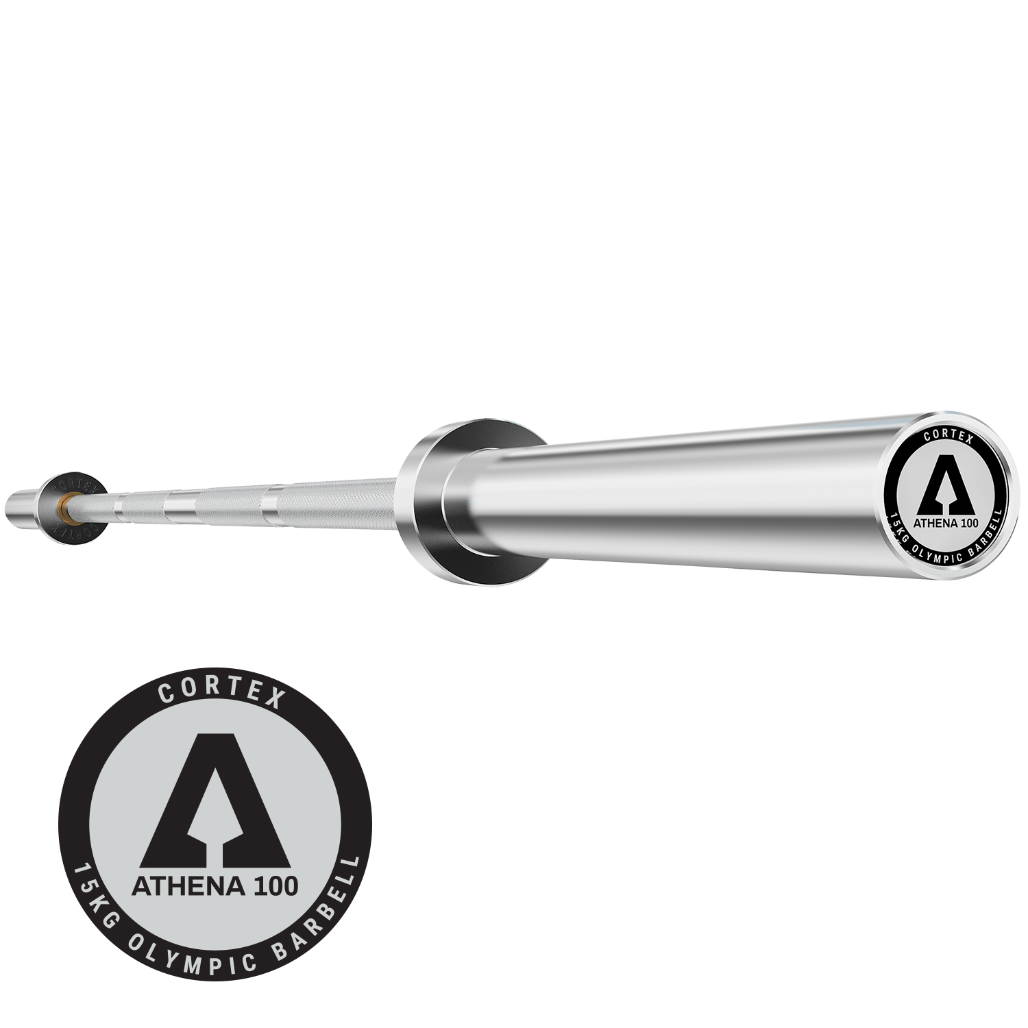 V420-CXBB-ATNA100-88804-00 CORTEX ATHENA100 200cm 15kg Womens' Olympic Barbell - Image 1