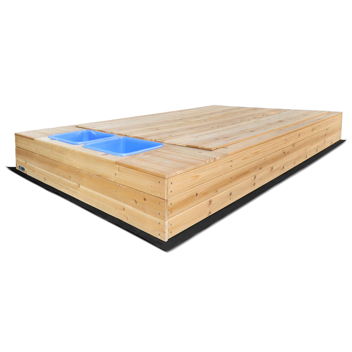 V420-LKSP-MIGHTY-B-197711-00 Lifespan Kids Mighty Sandpit with Wooden Cover - Image 1