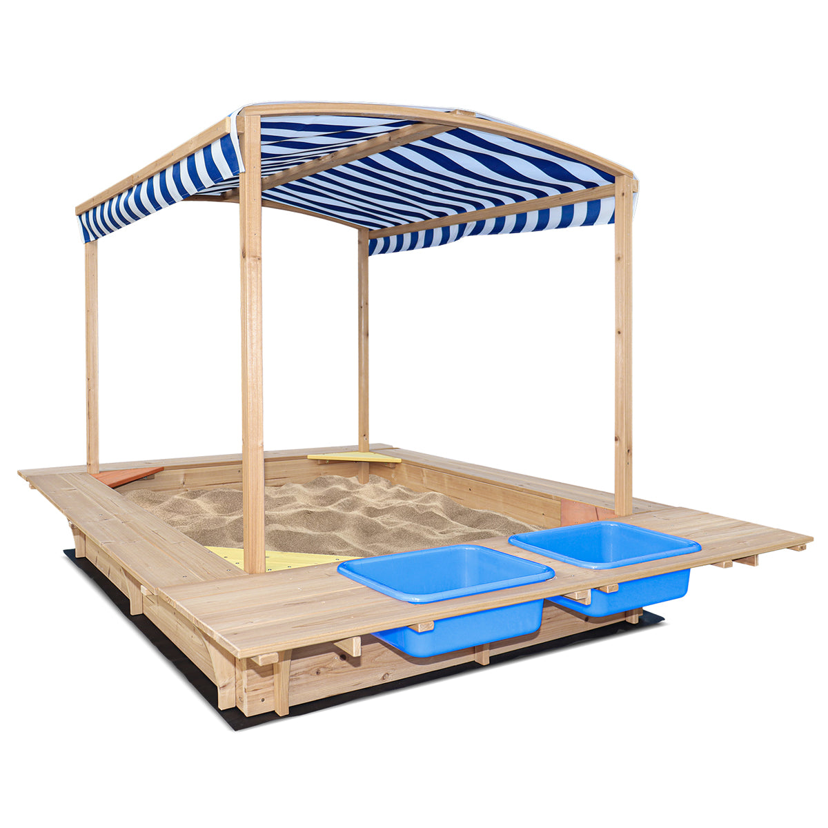 V420-LKSP-PLAYF-197715-00 Lifespan Kids Playfort Sandpit with Canopy - Image 1
