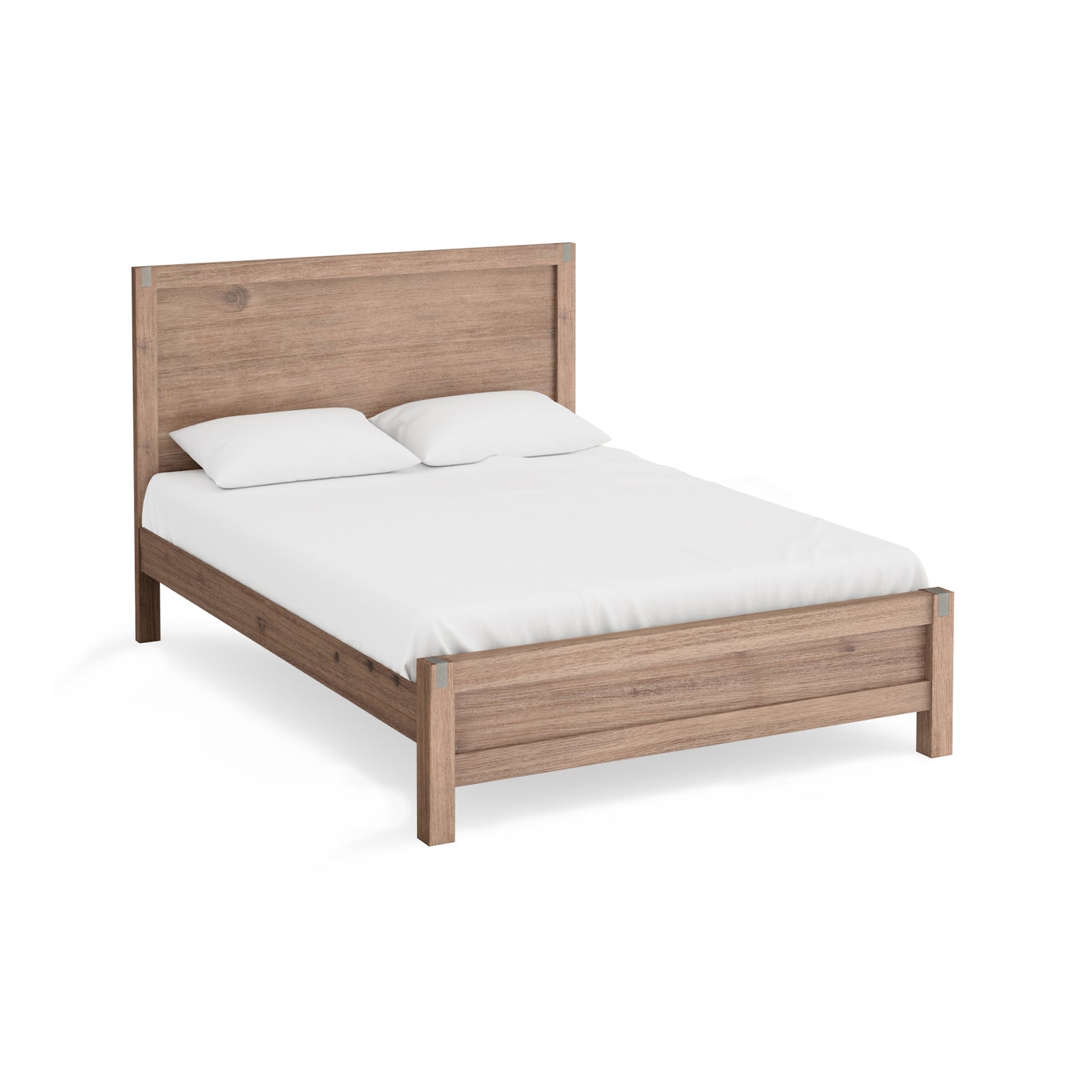 V43-BDS-NOW-4PC-DRS-KOK-202505131831-00 4 Pieces Bedroom Suite in Solid Wood Veneered Acacia Construction Timber Slat King Size Oak Colour Bed, Bedside Table & Dresser - Image 1