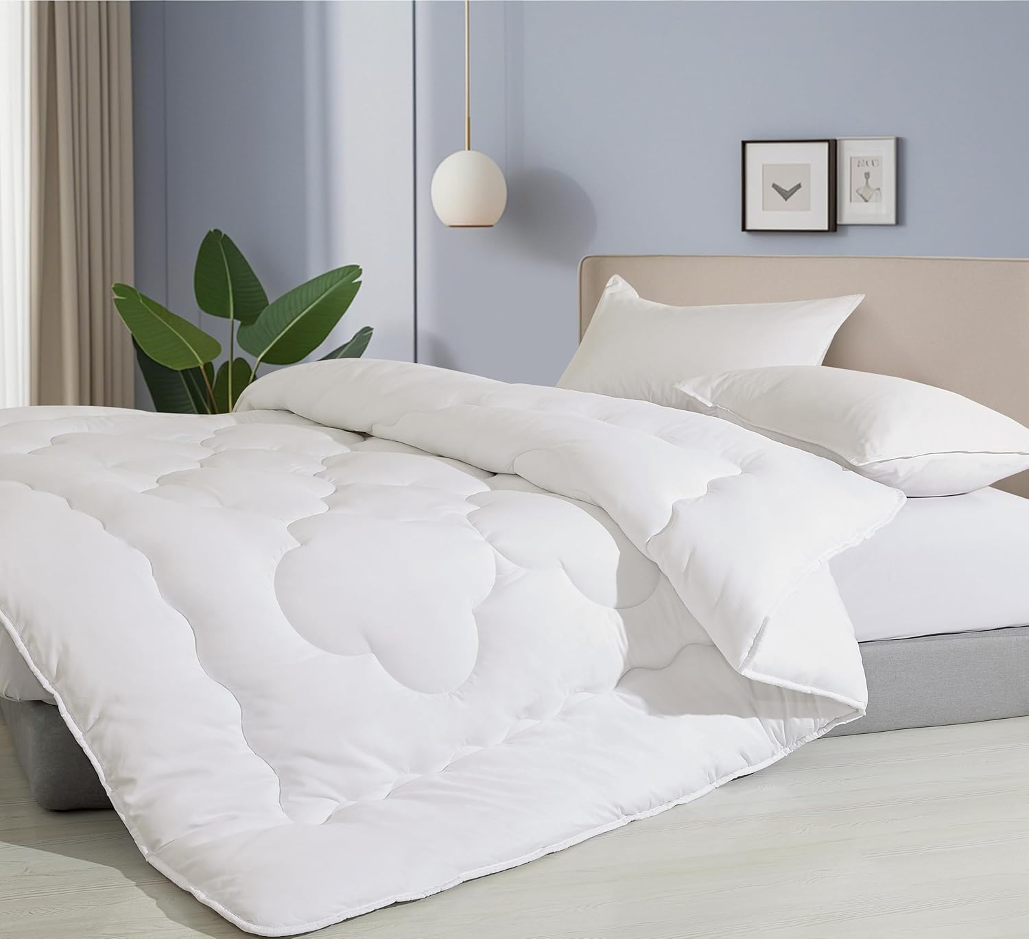 V439-SKQUBAMP500-202506041126-00 Ultra-Warm Bamboo-Blend Winter Quilt 500GSM - Hypoallergenic, Breathable & Dust-Mite Resistant Quilt - Image 1