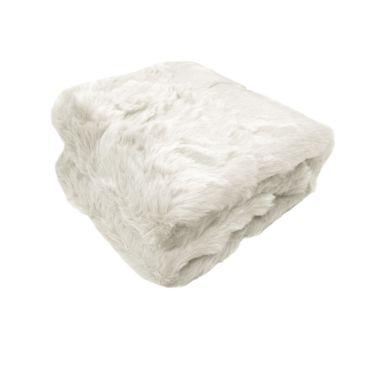 V442-ATX-THROW-24ALASKANBEAR-NATURAL-RE-161109-00 Radisson Alaskan Bear Luxury Animal Faux Fur Throw Rug 127 x 152 cm Natural - Image 1