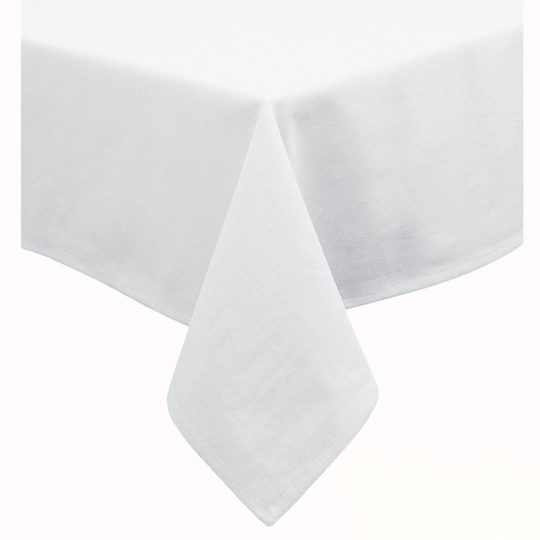 V442-GNA-TABLEC-COTTON-180RD-BRIGHTWHITE-117538-00 Hoydu Cotton Blend Table Cloth 180cm Round - BRIGHT WHITE - Image 1