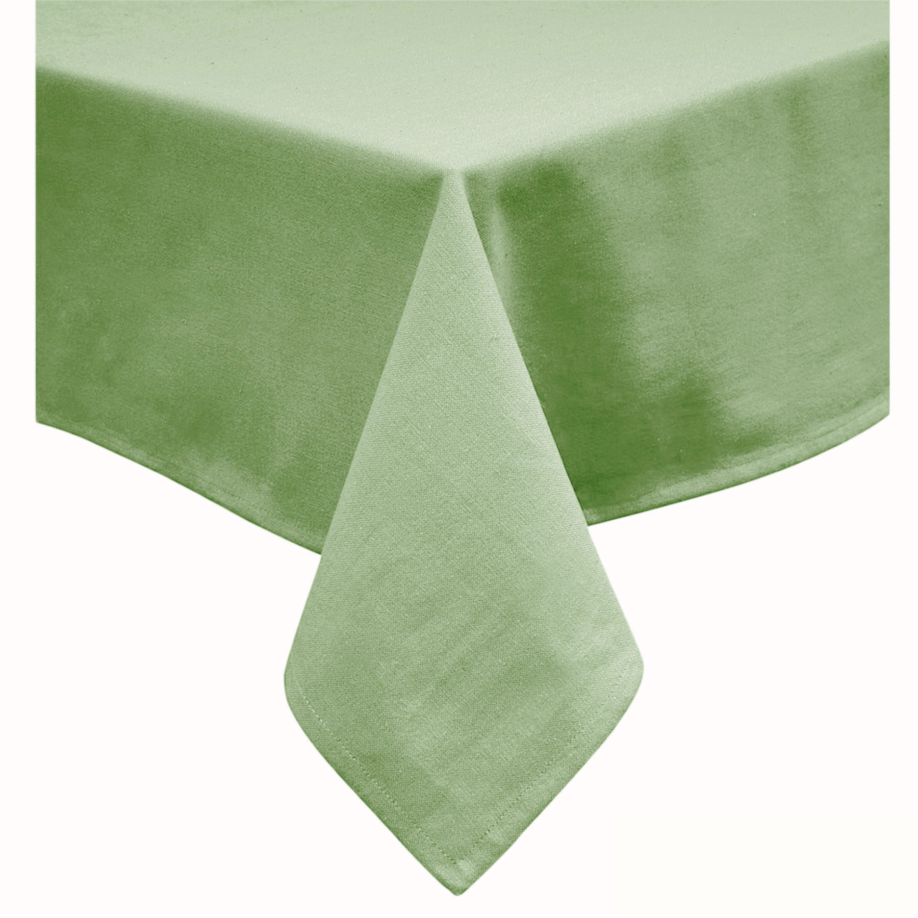 V442-GNA-TABLEC-COTTON-225OB-REEDGREEN-117597-00 Hoydu Cotton Blend Table Cloth 150cm x 225cm - REED GREEN - Image 1
