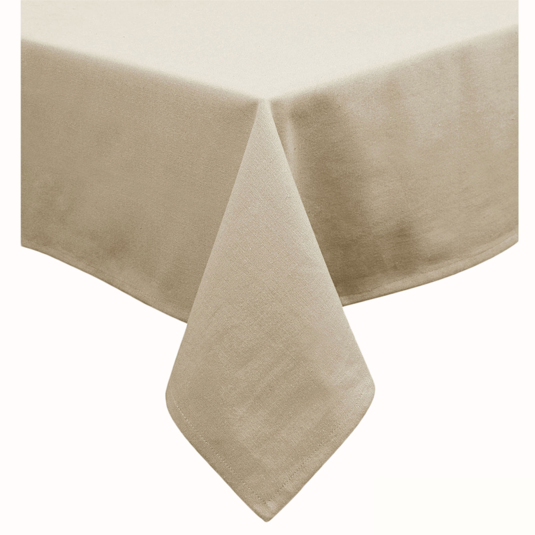 V442-GNA-TABLEC-COTTON-420OB-PEBBLE-117591-00 Hoydu Cotton Blend Table Cloth 170cm x 420cm - PEBBLE - Image 1
