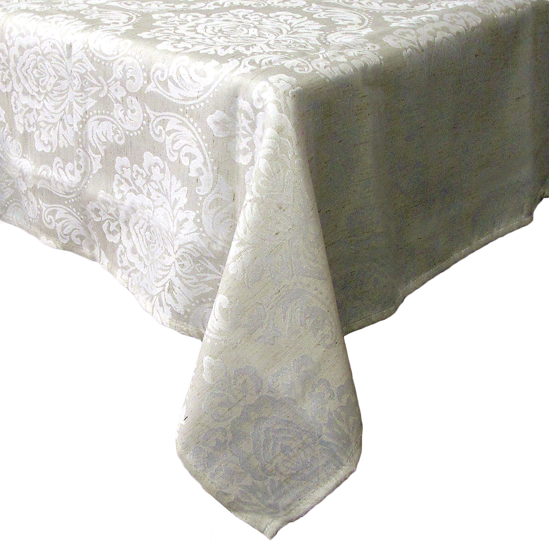 V442-GNA-TABLEC-ROYALE230RE-CREAM-RE-141646-00 Royale Damask Table Cloth Cream 160 x 230 cm - Image 1