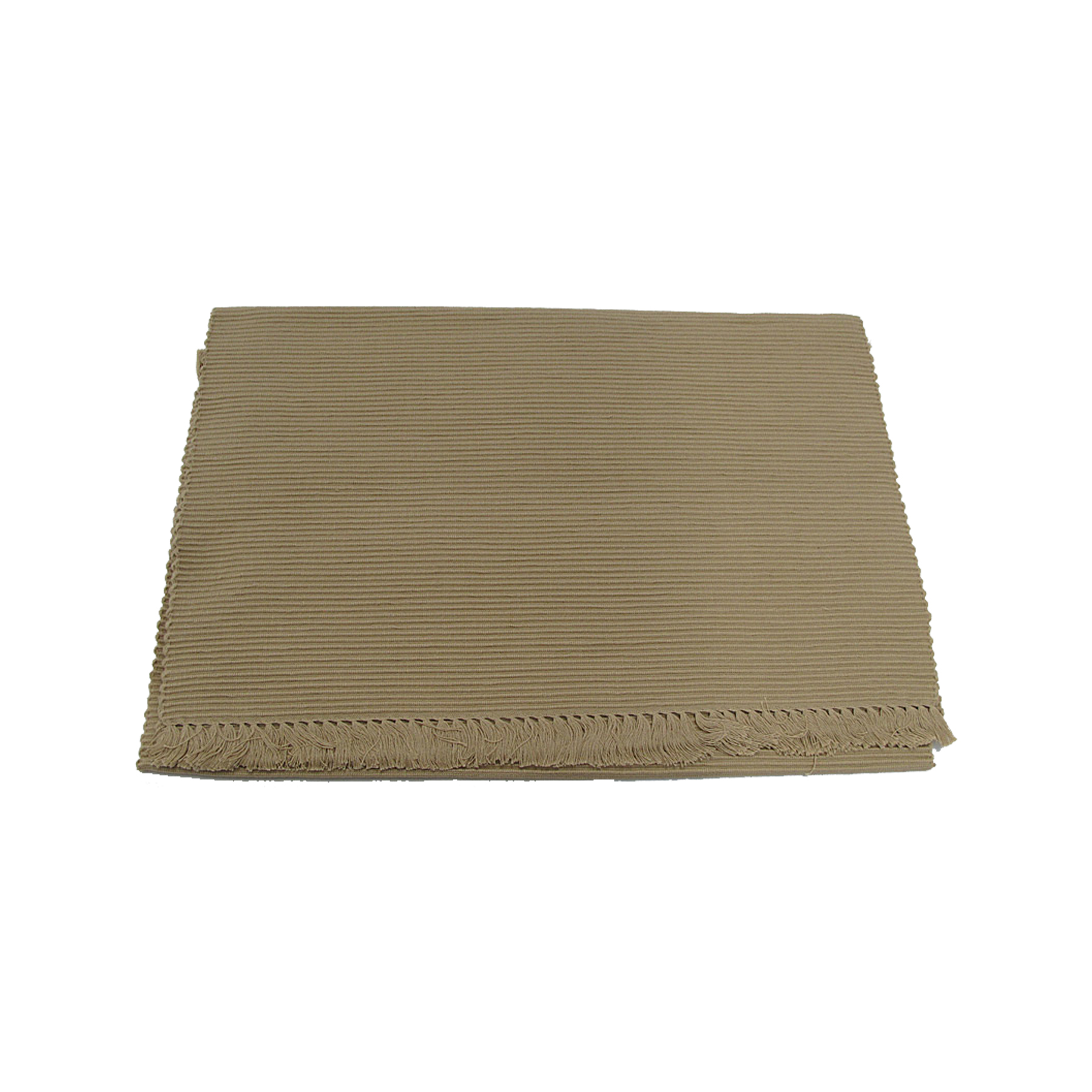 V442-GNA-TABLER-RIBBED-150CM-WARMSAND-141619-00 Hoydu Cotton Ribbed Table Runner 45cm x 150cm - WARM SAND - Image 1