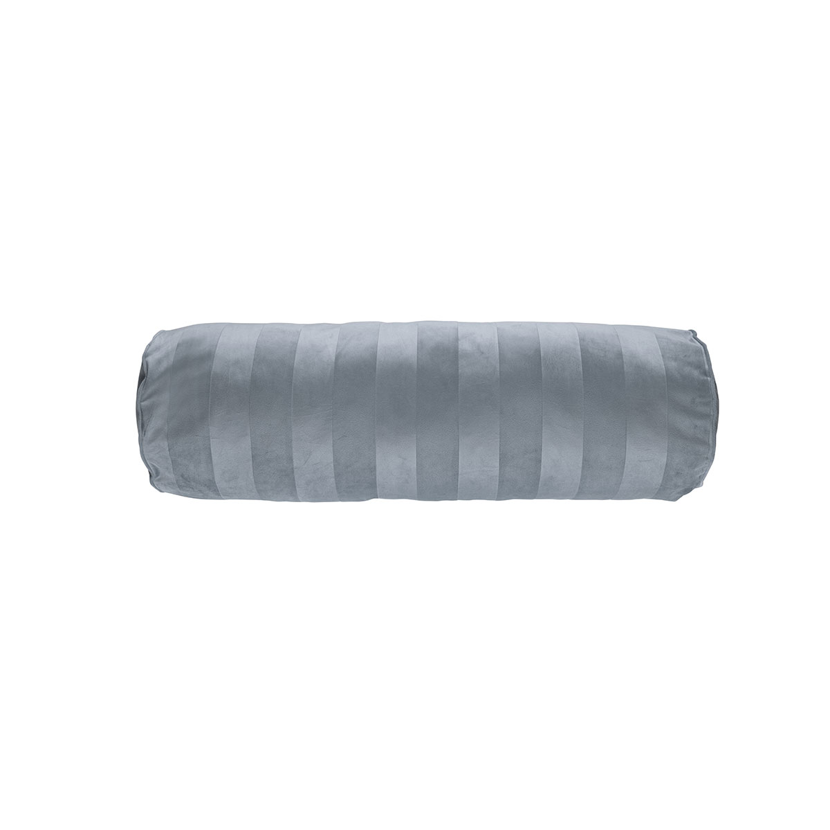 V442-HIN-CUSHION-SOFTYSTRIPE-BLUE-RE-202505230954-00 KAAT Amsterdam Softy Stripe Blue Grey Oblong Neckroll Filled Cushion 22cm x 70cm - Image 1