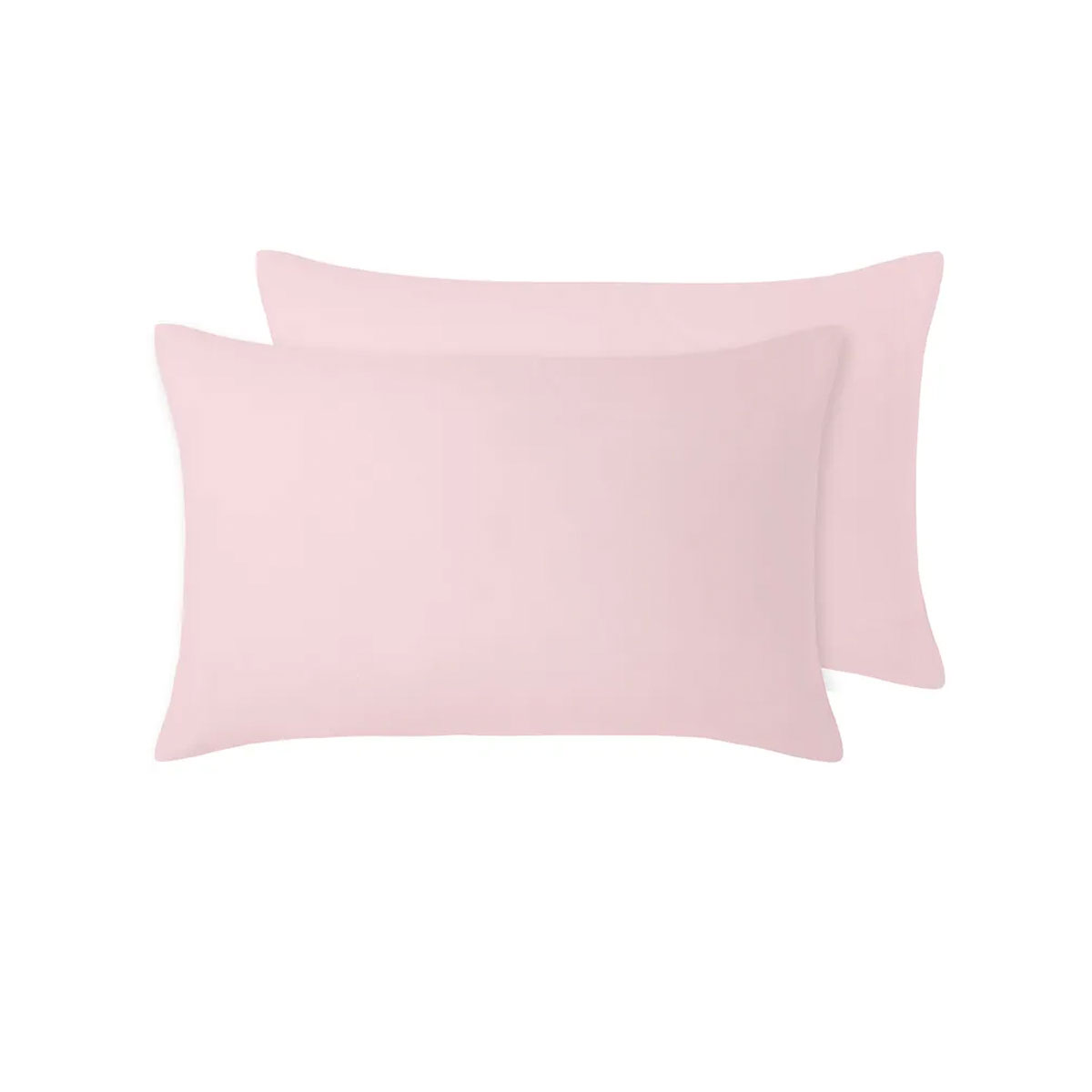 V442-HIN-PILLOWC-LINEN-BLUSH-ST-83472-00 Vintage Design Homewares 100% Linen Pair of Standard Pillowcases Blush 48 x 73 cm - Image 1