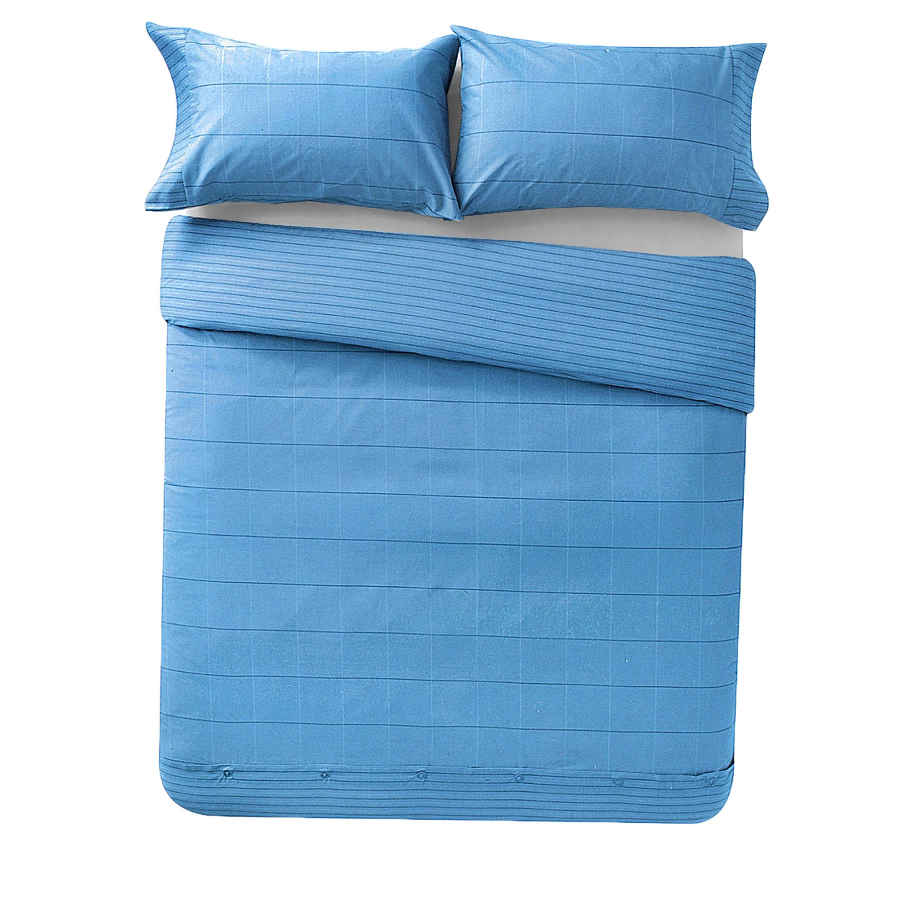 V442-INT-QUILTCS-HARVARD-CHAMBRAY-KI-141369-00 Apartmento Harvard Chambray Quilt Cover Set King - Image 1