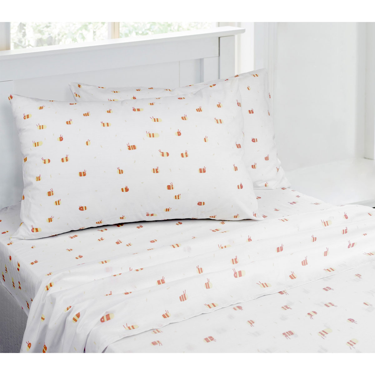 V442-INT-SHEETS-BUMBLE-MULTI-SB-143716-00 Bumble Multi Printed Sheet Set Single - Image 1