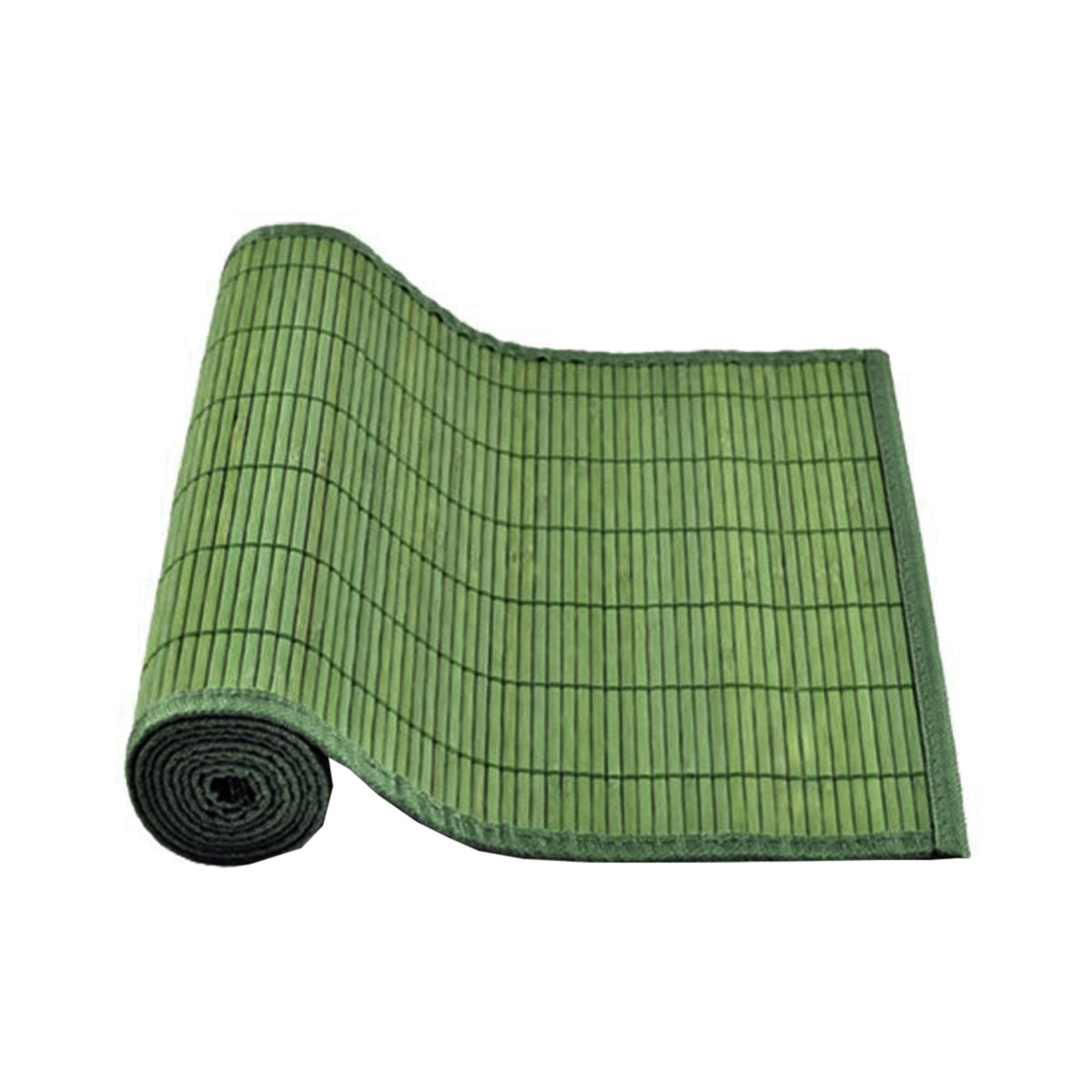 V442-JTC-TABLER-BAMBOOCOL3G-GREEN-RE-145747-00 Narrow Slat Bamboo Table Runner 140 x 33cm Green - Image 1
