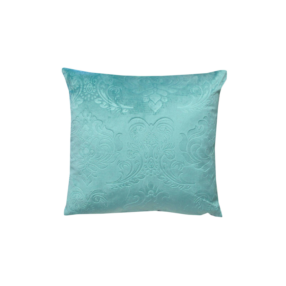 V442-MFL-CUSHION-AMARA-SEAGREEN-SQ-213271-00 Georges Fine Linens Amara Sea Green Square Filled Cushion 40 x 40 cm - Image 1