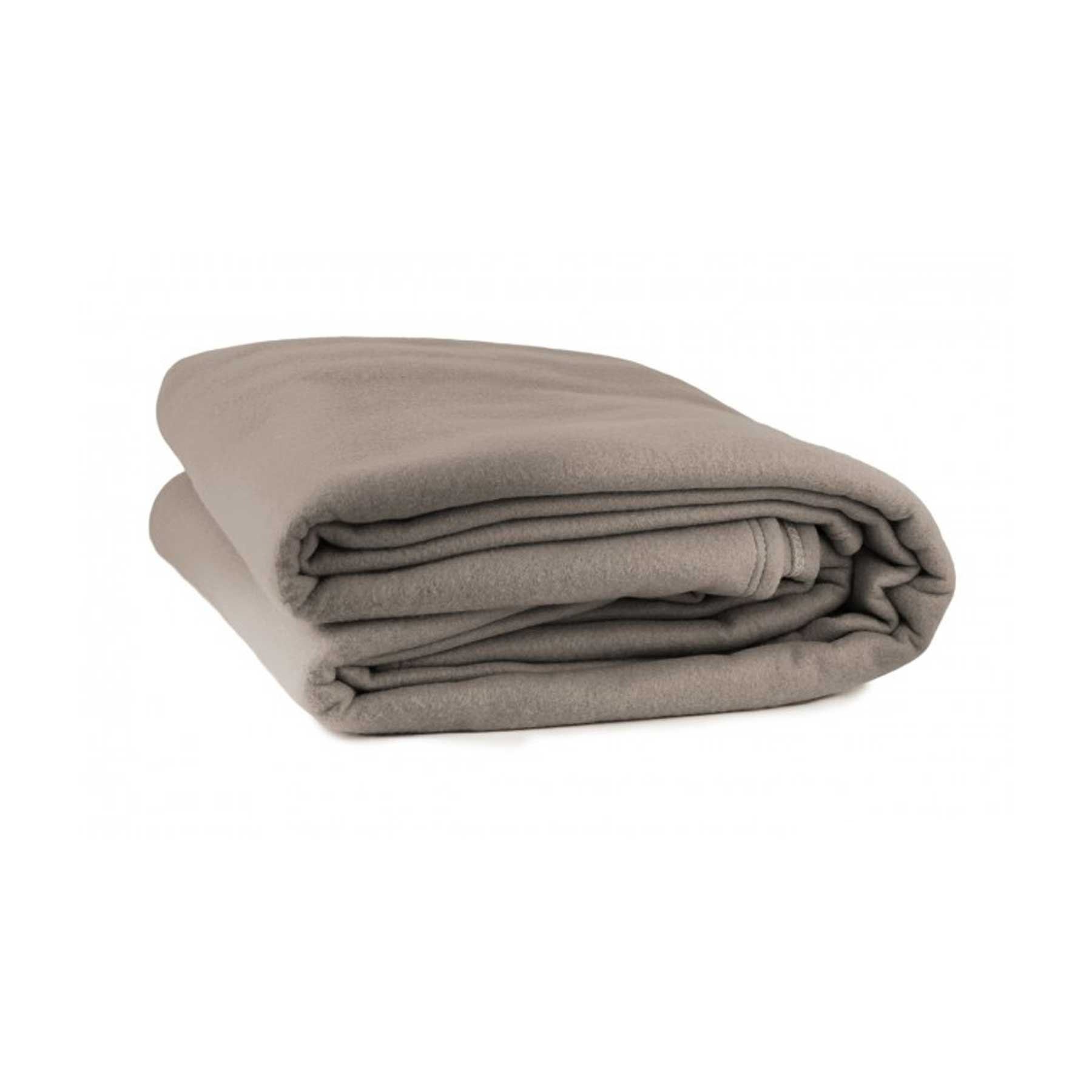 V442-WAM-BLANKET-POLARFLEECE-LATTE-DS-204899-00 Jason Polar Fleece Blanket Latte - Double - Image 1