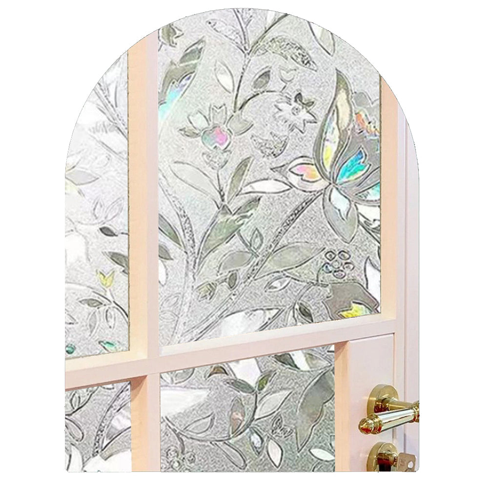 V462-HG-165-02-115108-00 3M Privacy Glass Film Sticker Static Cling Window Decals Glass Film(Begonia,40*300cm) - Image 1