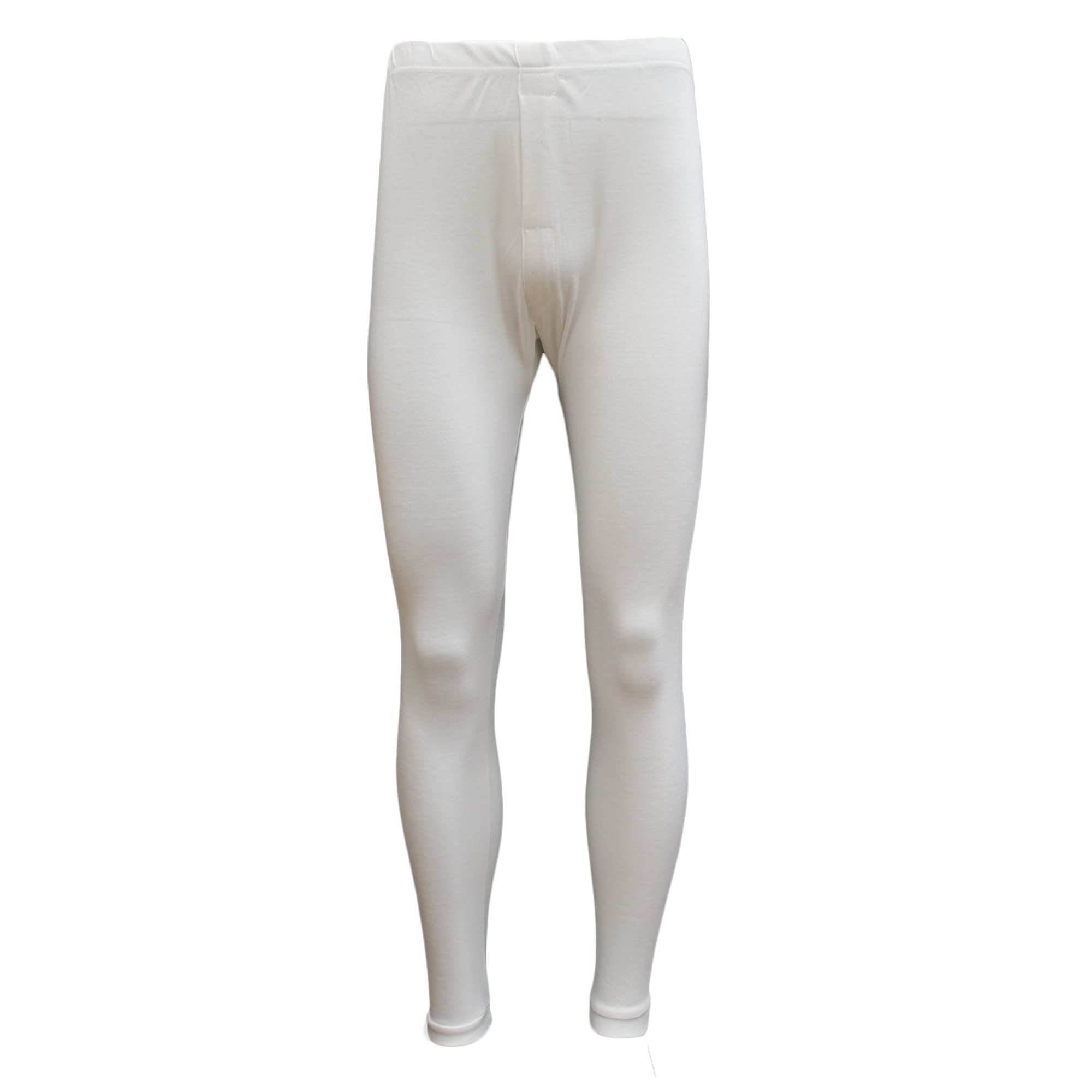 V474-215055-103997-00 Mens Merino Wool Top Pants Thermal Leggings Long Johns Underwear Pajamas, Men's Long Johns - Beige, XL - Image 1