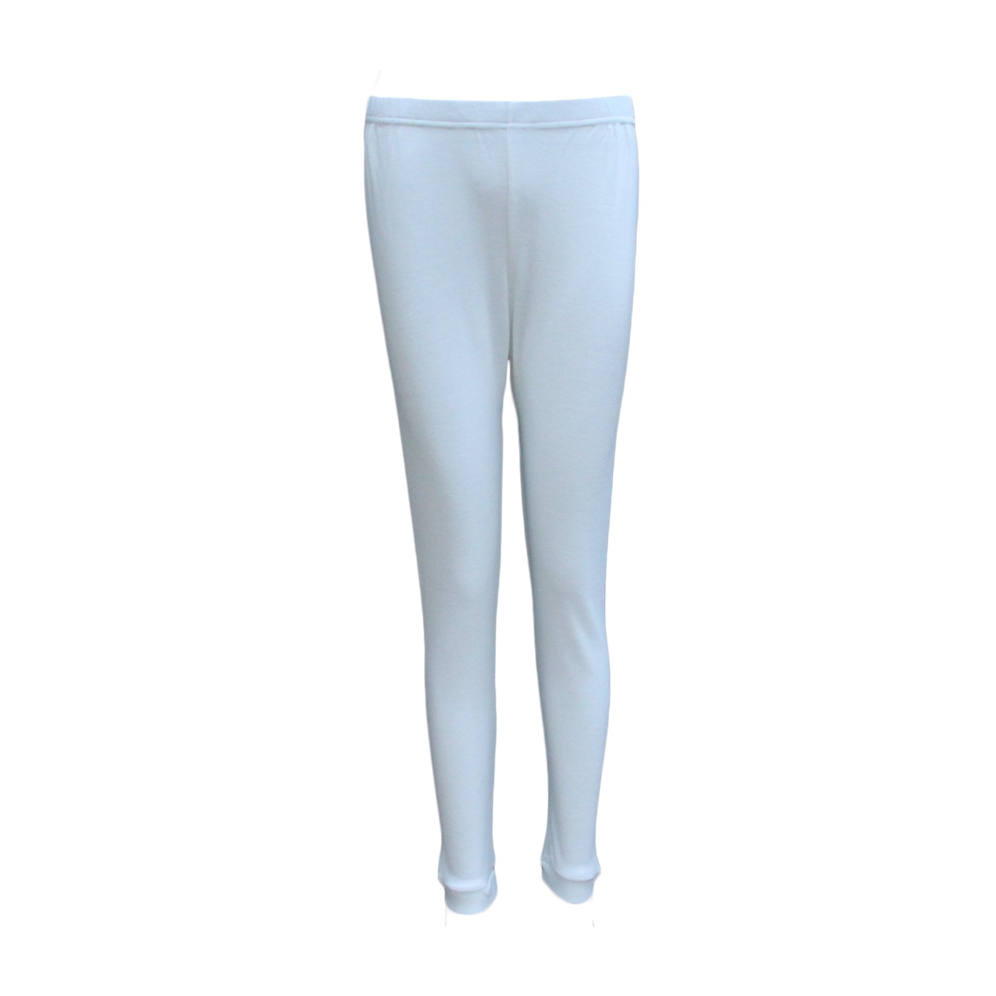 V474-215067-104121-00 Womens Merino Wool Top Pants Thermal Leggings Long Johns Underwear Pajamas, Women's Leggings - Beige, 20-22 - Image 1