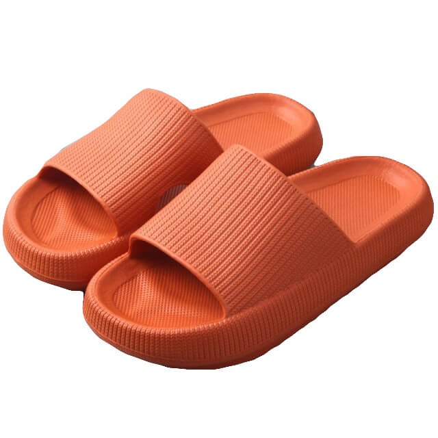 V474-483980-103820-00 Pillow Slides Sandals Non-Slip Ultra Soft Slippers Cloud Shower EVA Home Shoes, Orange, 40/41 - Image 1