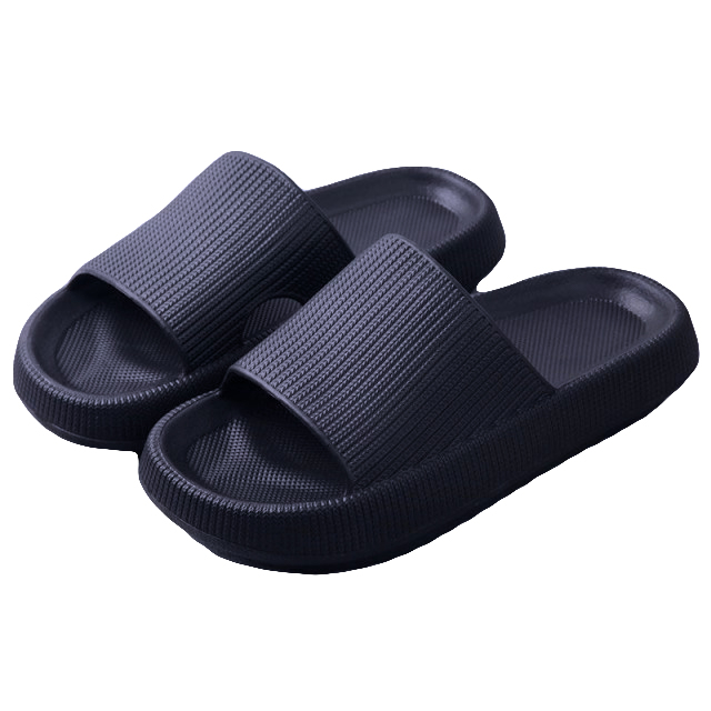 V474-693451-218754-00 Pillow Slides Sandals Non-Slip Ultra Soft Slippers Cloud Shower EVA Home Shoes, Navy, 40/41 - Image 1