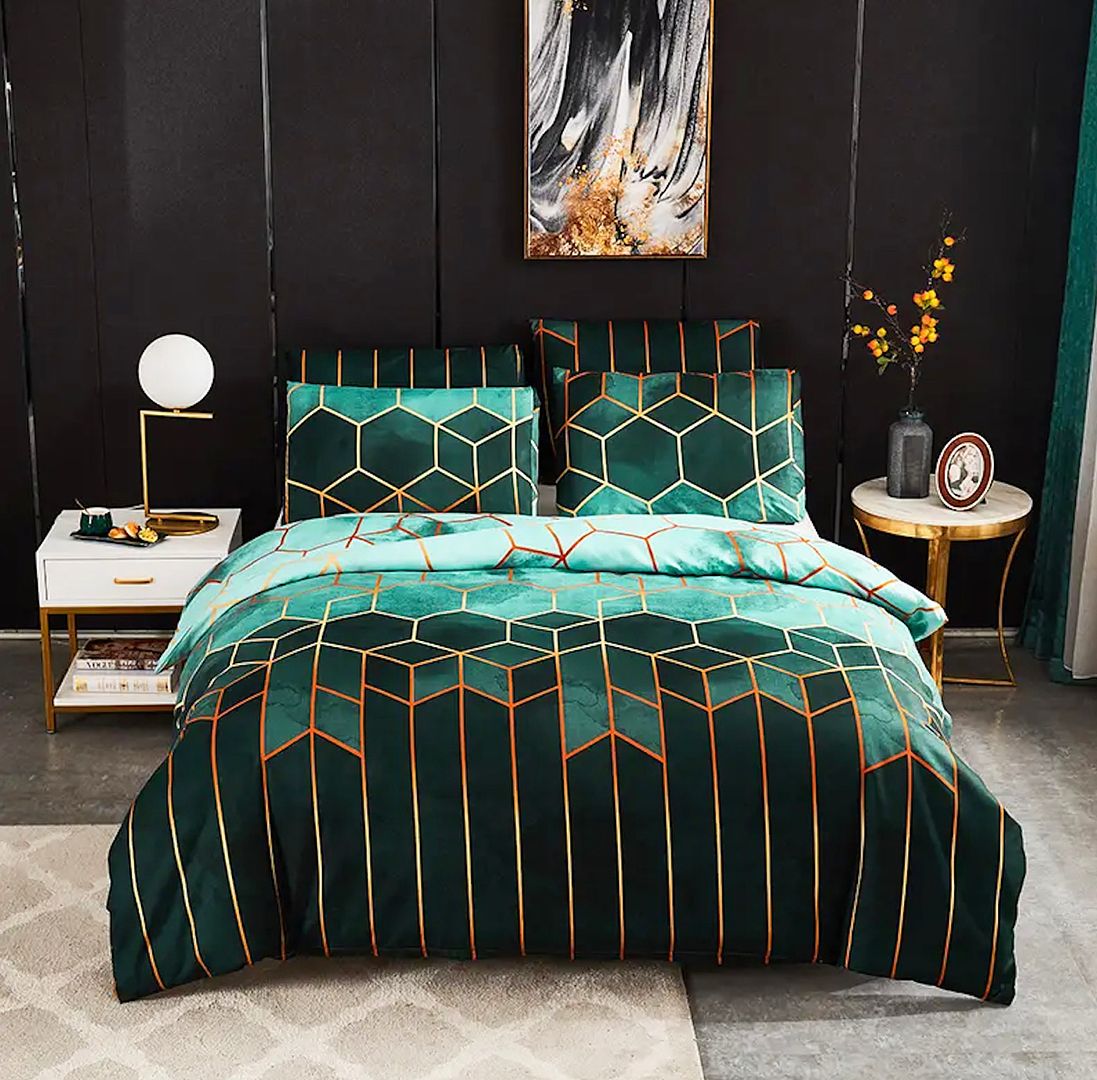 V493-MK-477-150753-00 Giverny Quilt Cover Set - King Size - Image 1