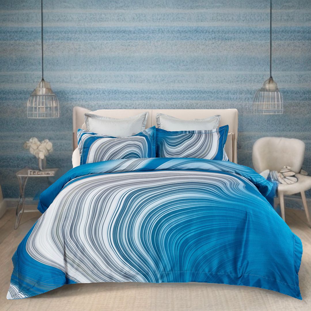 V493-SM-SK-09-150787-00 Evienne Quilt Cover Set - Super King Size - Image 1