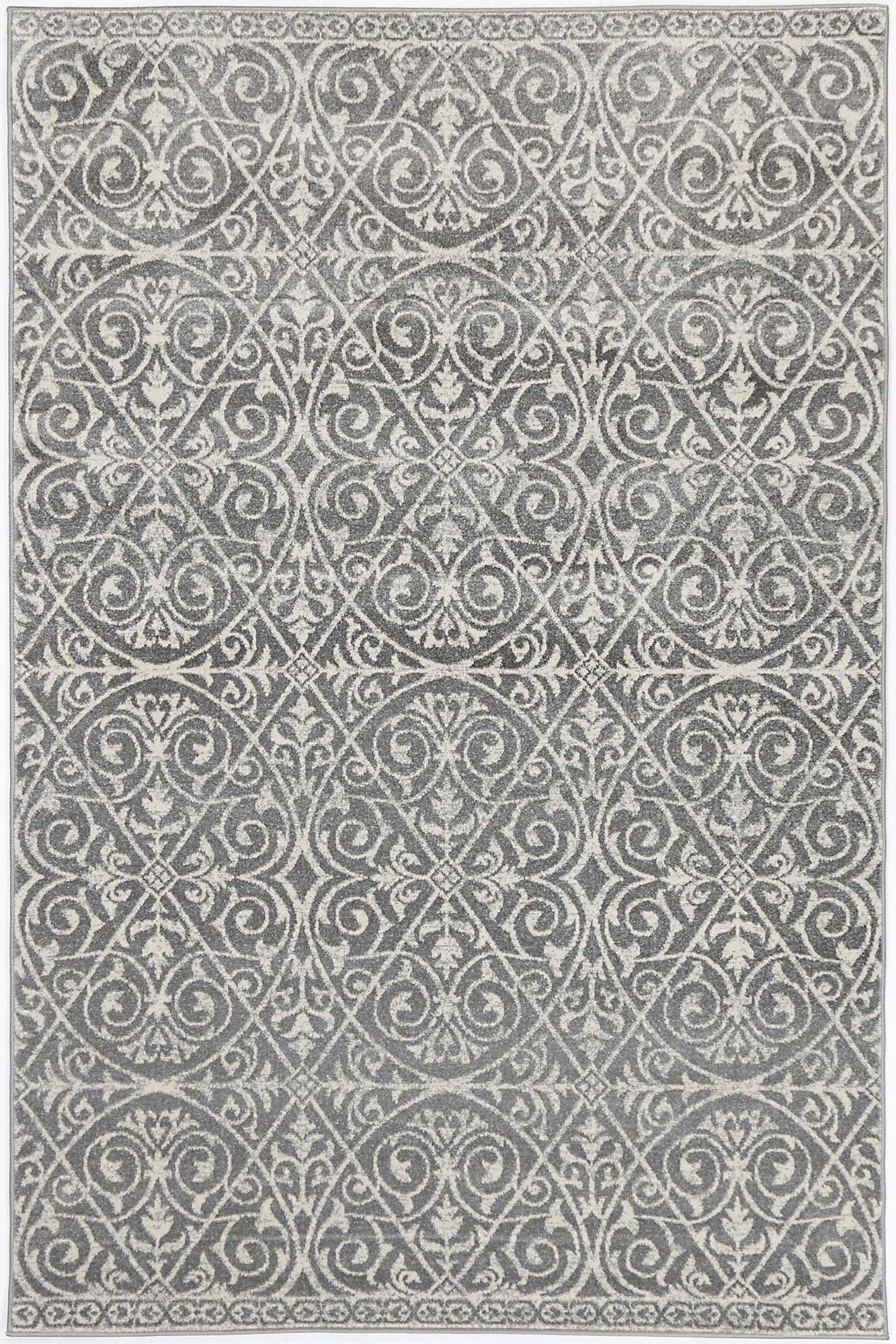 V516-DELI160DEL23-131709-00 delicate-katherine-grey-ivory-rug 160x230 - Image 1
