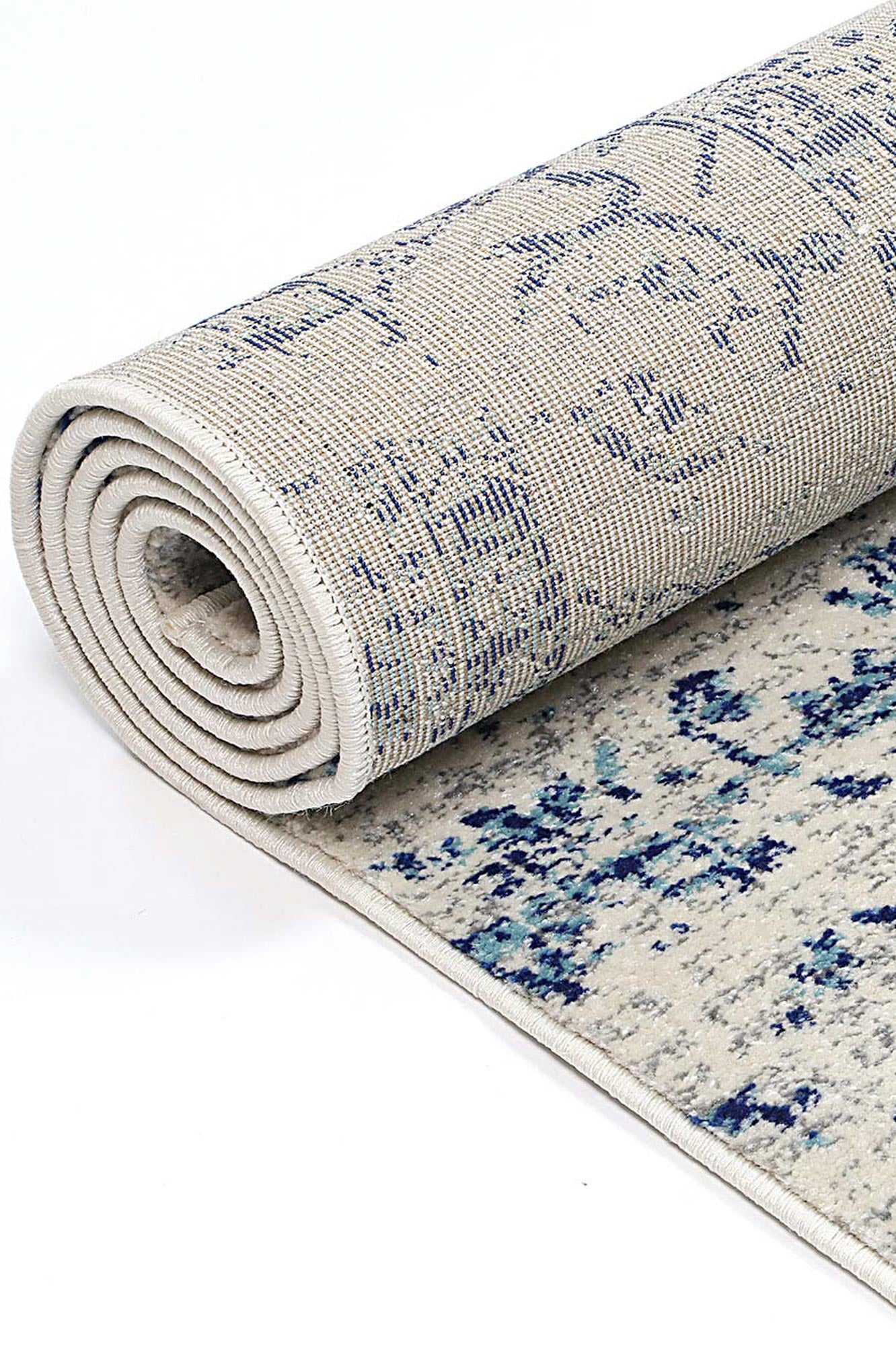 V516-DELI803DEL21-131735-00 delicate-audrey-ivory-navy-rug 80x300 - Image 1
