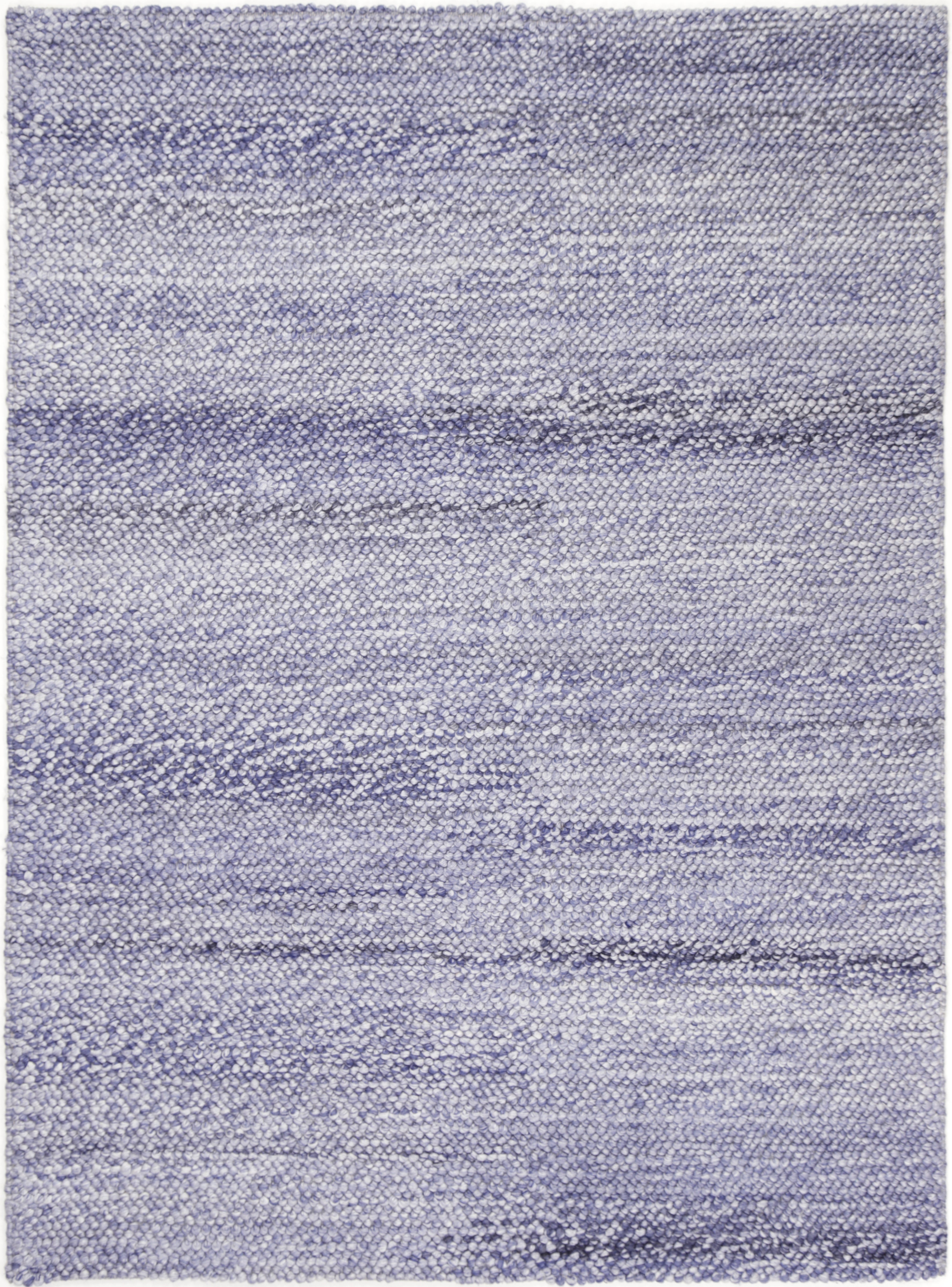 V516-HARL160LOOPBLUE-140841-00 Harlow Loopy Blue Wool Blend Rug 160x230 - Image 1