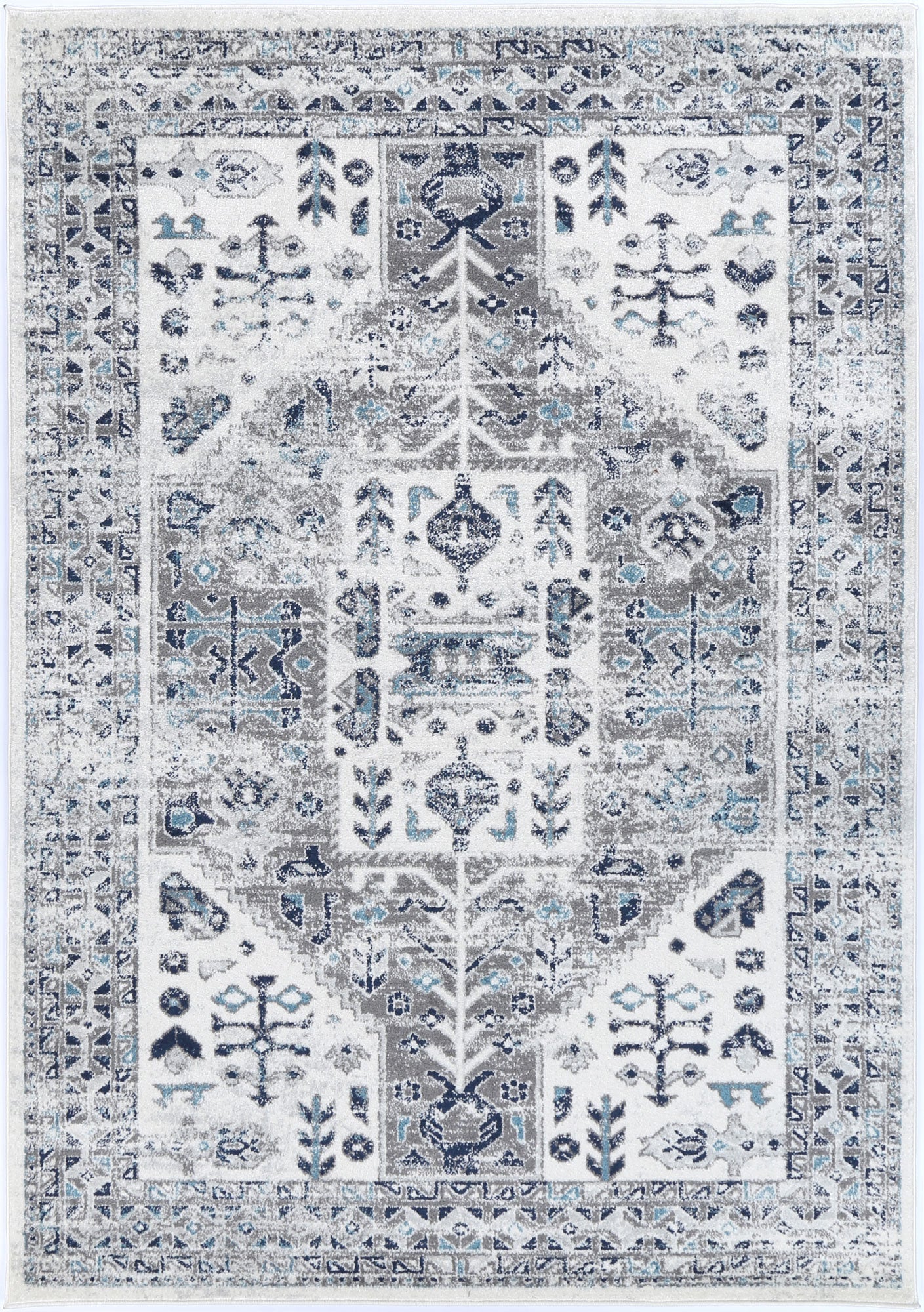 V516-PROV16014-140870-00 Provence Prov14 Cream/Grey 160x230 - Image 1