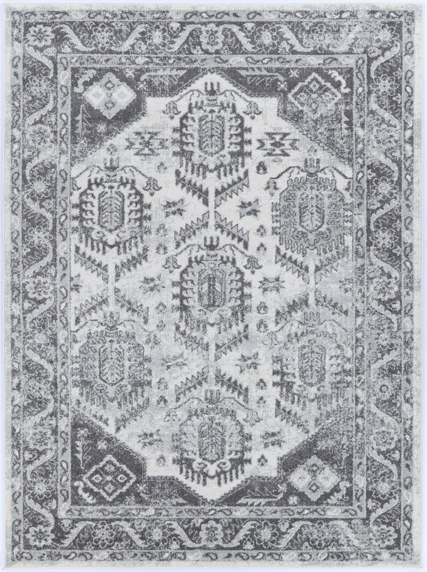 V516-PROV20003-140858-00 Provence Prov03 Cream/L.Grey 200x290 - Image 1