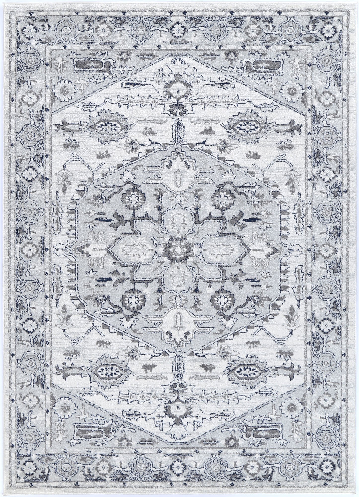 V516-PROV24008-140863-00 Provence Prov08 L.Grey/Cream 240x330 - Image 1