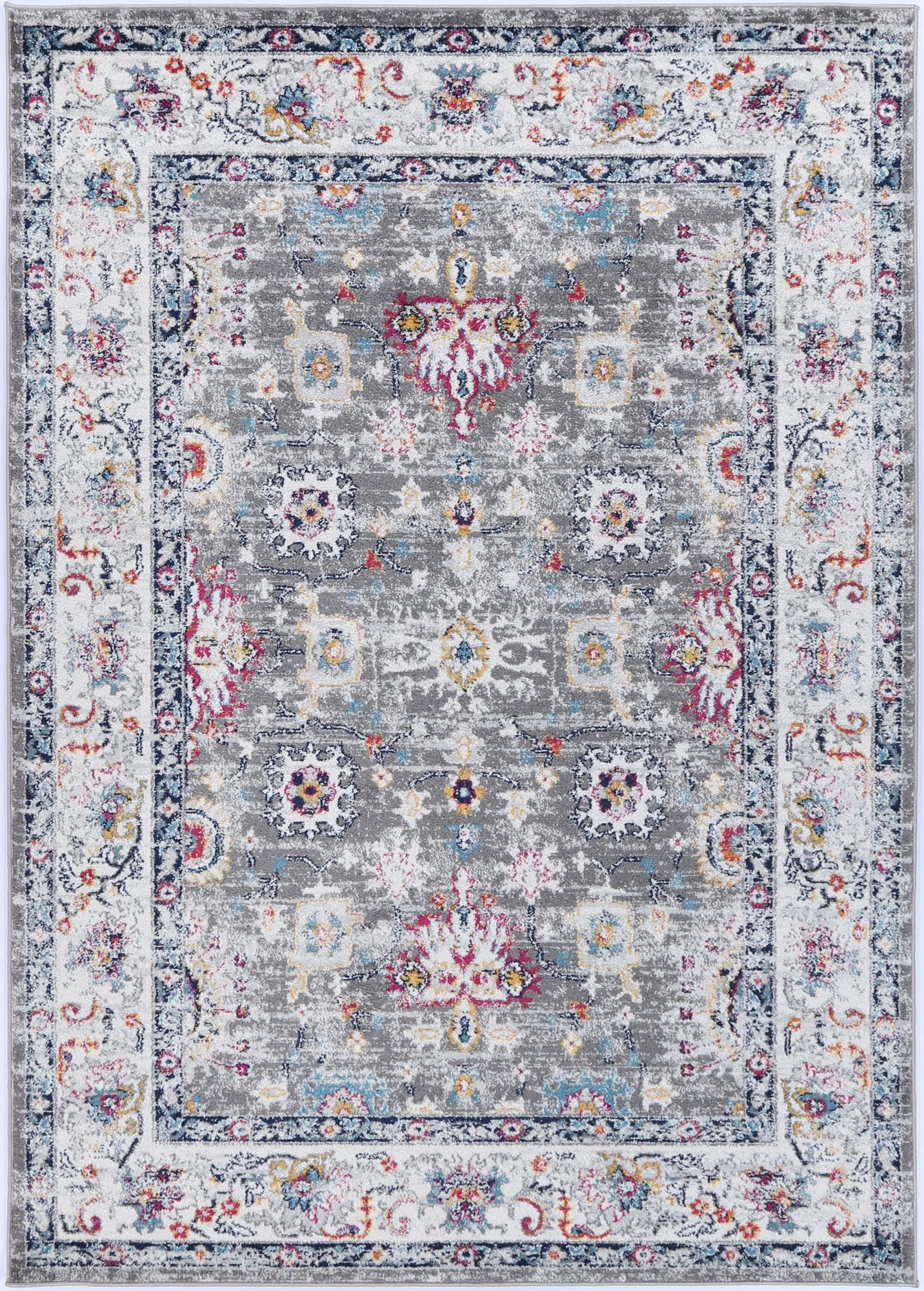 V516-PROV28019-140914-00 Provence Prov19 Grey/Cream 280X380 - Image 1