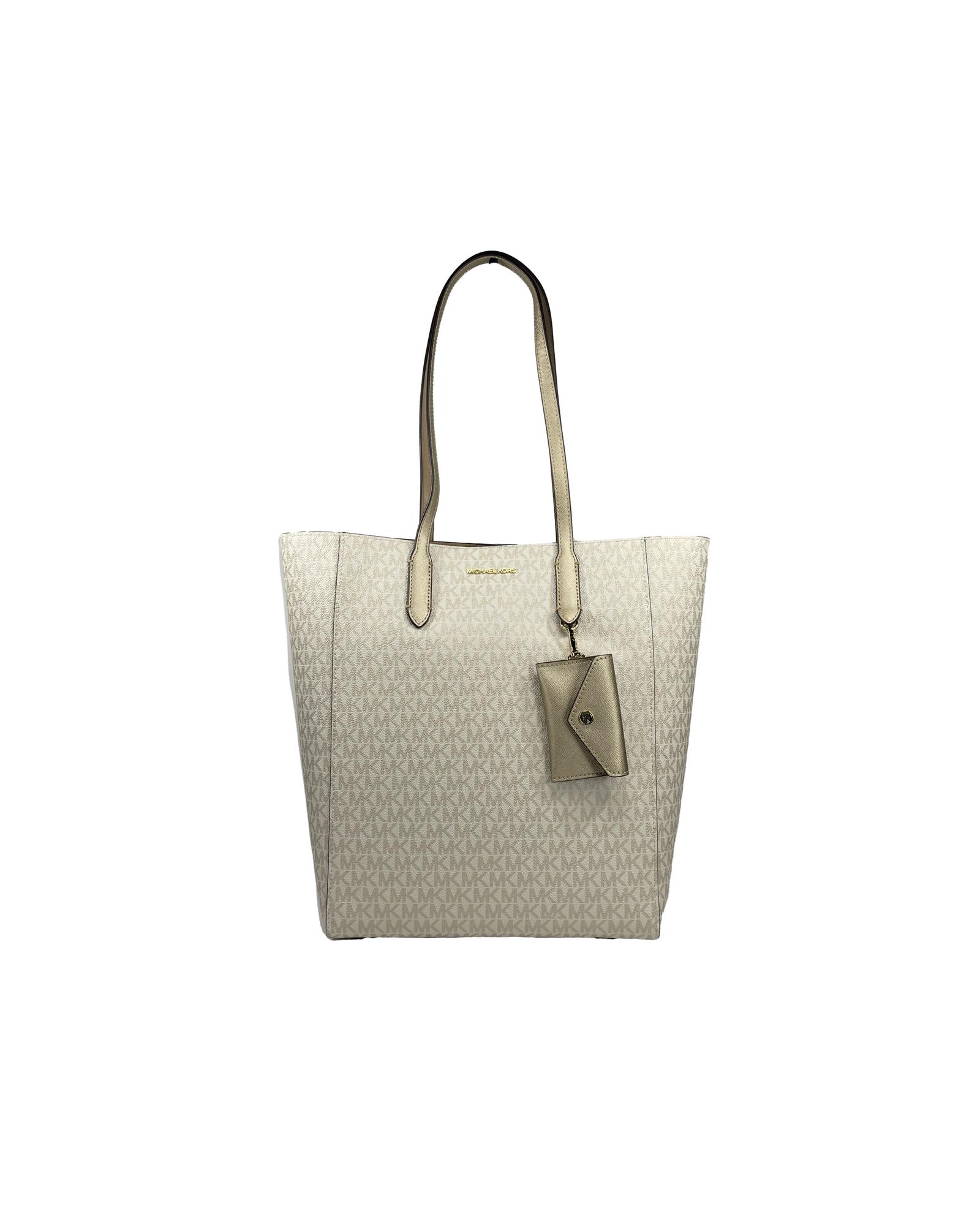 V539-80621-202506111620-00 Michael Kors Women's Vincent With Card Case Large Tote Purse Bag Gold - One Size - Image 1